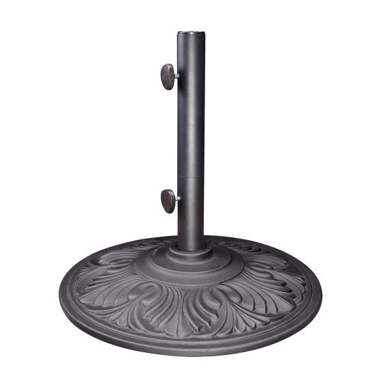 TREASURE GARDEN Art Deco 50 Lbs. Cast Aluminum Umbrella Base 20.9” (BA50)