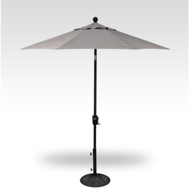 TREASURE GARDEN Market Aluminum 7.5' Octagon Push Button Tilt Crank Lift Umbrella