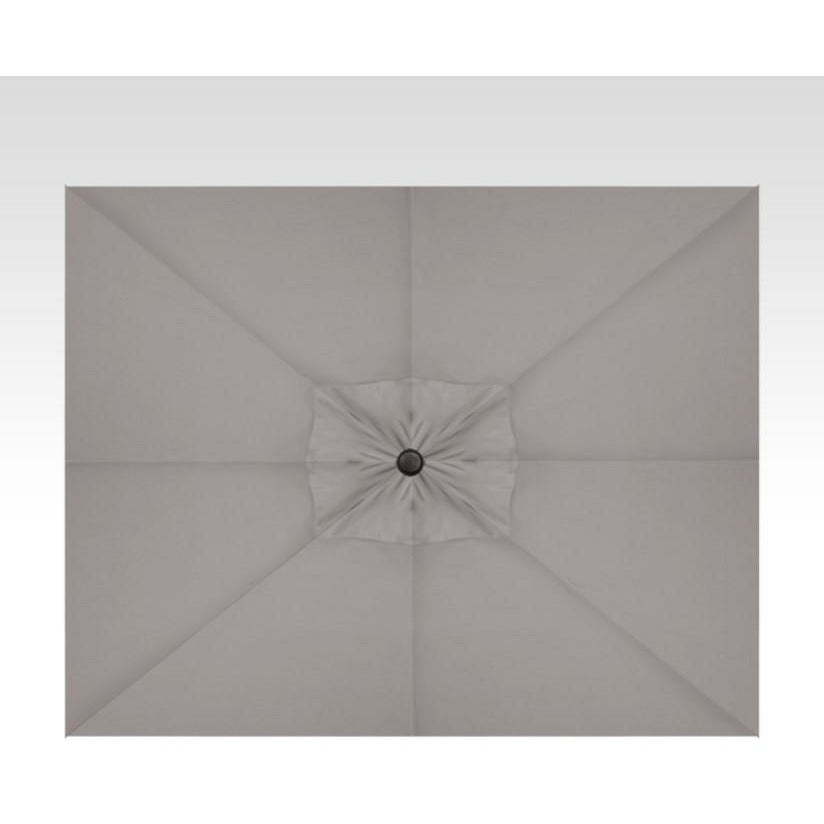 TREASURE GARDEN Market Aluminum 8' x 11' Crank Lift Rectangular Umbrella