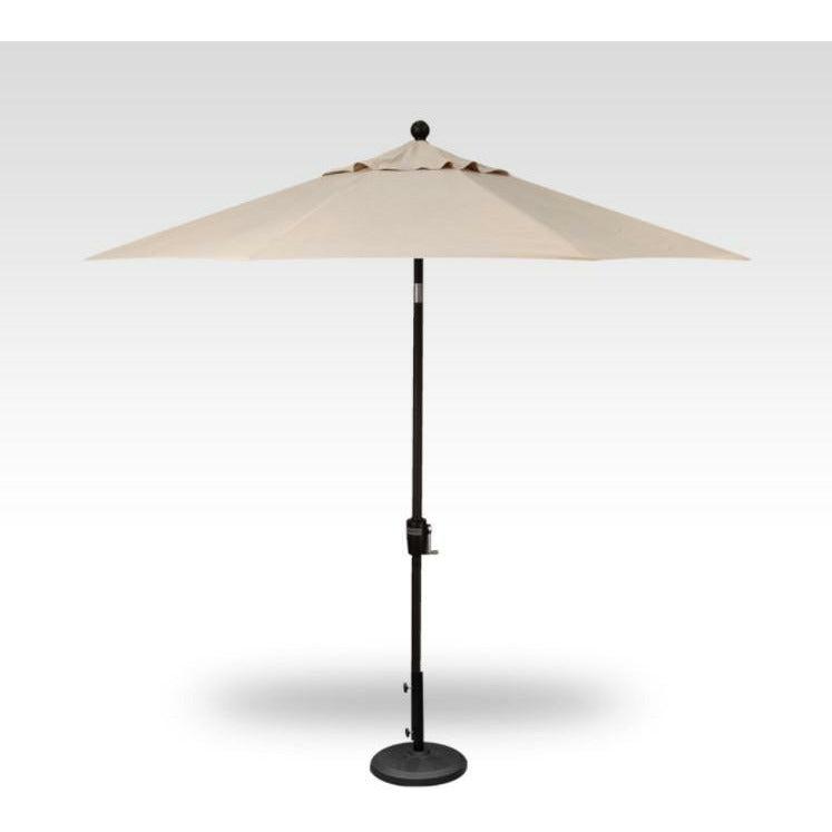TREASURE GARDEN Market Aluminum 9' Octagon Push Button Tilt Crank Lift Umbrella UM920