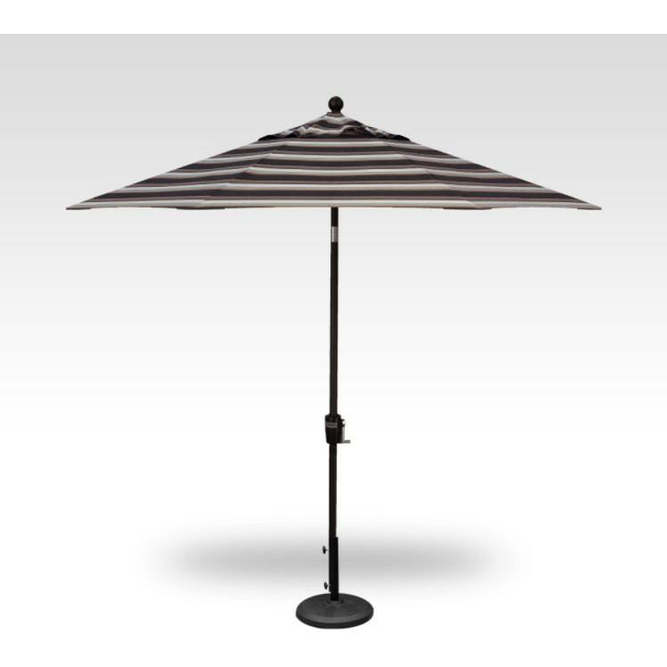 TREASURE GARDEN Market Aluminum 9' Octagon Push Button Tilt Crank Lift Umbrella UM920