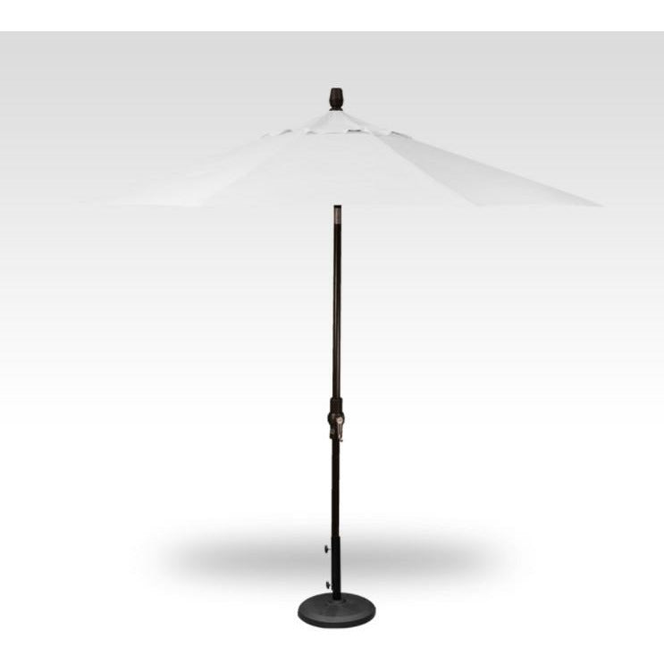 TREASURE GARDEN Market Aluminum 9' Octagon Collar Tilt Crank Lift Umbrella
