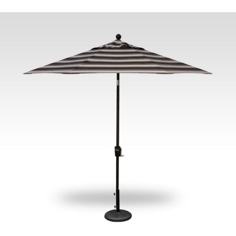 TREASURE GARDEN Market Aluminum 9' Octagon Push Button Tilt Crank Lift Umbrella UM920