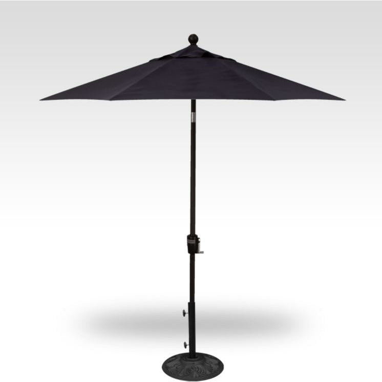 TREASURE GARDEN Market Aluminum 7.5' Octagon Push Button Tilt Crank Lift Umbrella