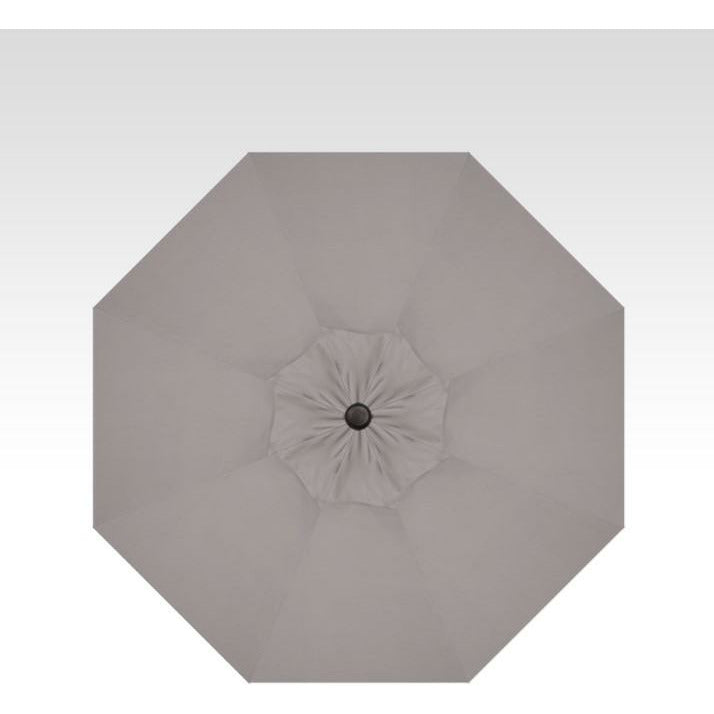 TREASURE GARDEN Market Aluminum 9' Octagon Push Button Tilt Crank Lift Umbrella UM920