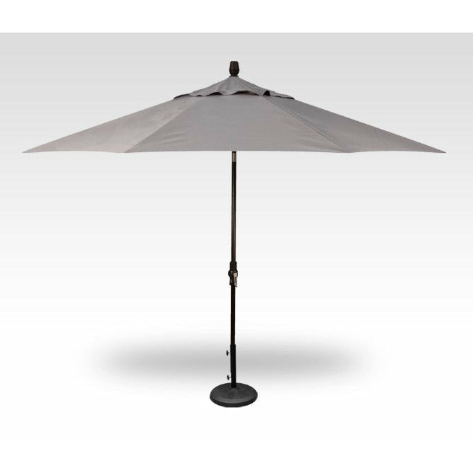 TREASURE GARDEN Market Aluminum 11' Octagon Collar Tilt Crank Lift Umbrella