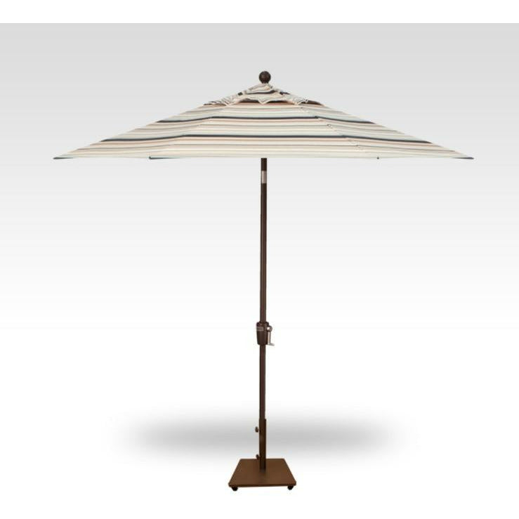 TREASURE GARDEN Market Aluminum 9' Octagon Push Button Tilt Crank Lift Umbrella UM920