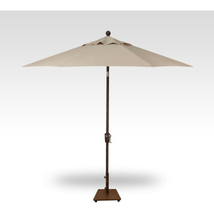 TREASURE GARDEN Market Aluminum 9' Octagon Push Button Tilt Crank Lift Umbrella UM920