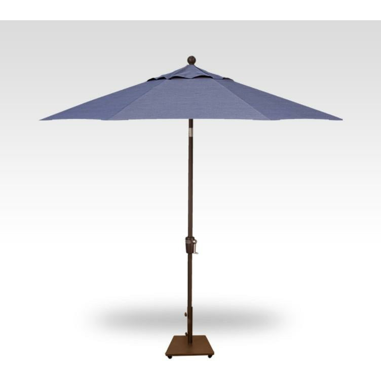 TREASURE GARDEN Market Aluminum 9' Octagon Push Button Tilt Crank Lift Umbrella UM920