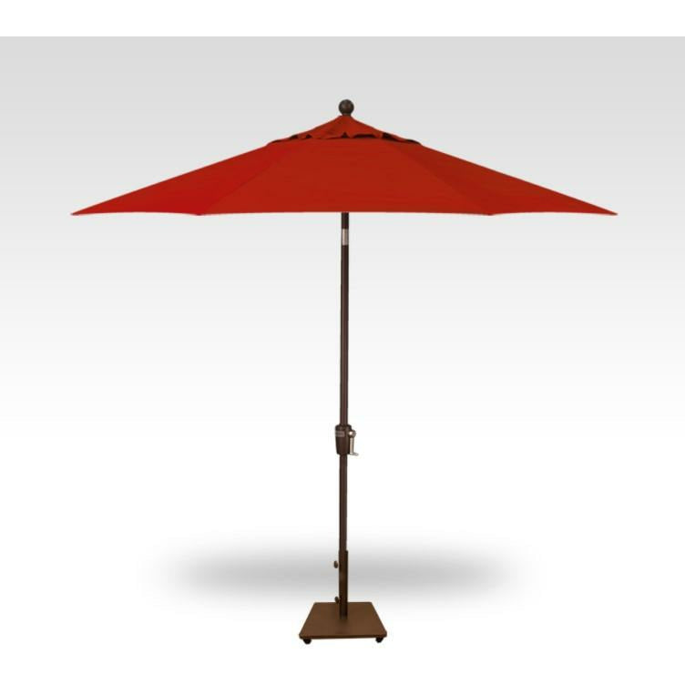 TREASURE GARDEN Market Aluminum 9' Octagon Push Button Tilt Crank Lift Umbrella UM920