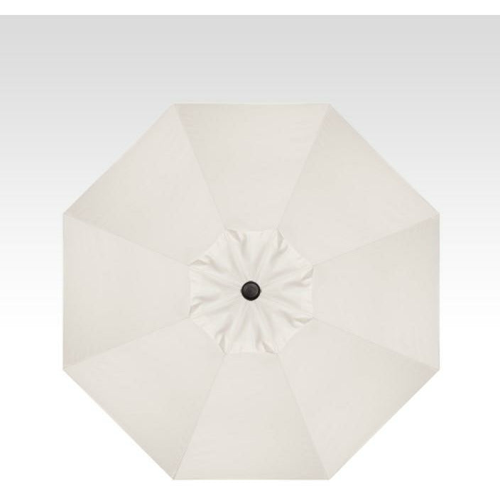 TREASURE GARDEN Market Aluminum 9' Octagon Collar Tilt Crank Lift Umbrella