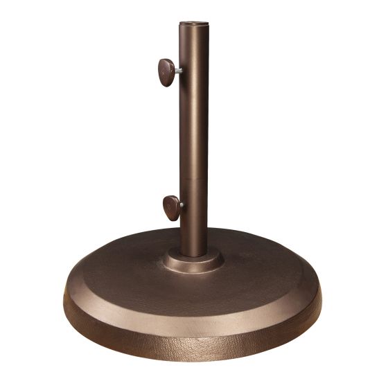 TREASURE GARDEN Garden 50 Lbs. Cast Aluminum Market Umbrella Base 19.5” (BG50)