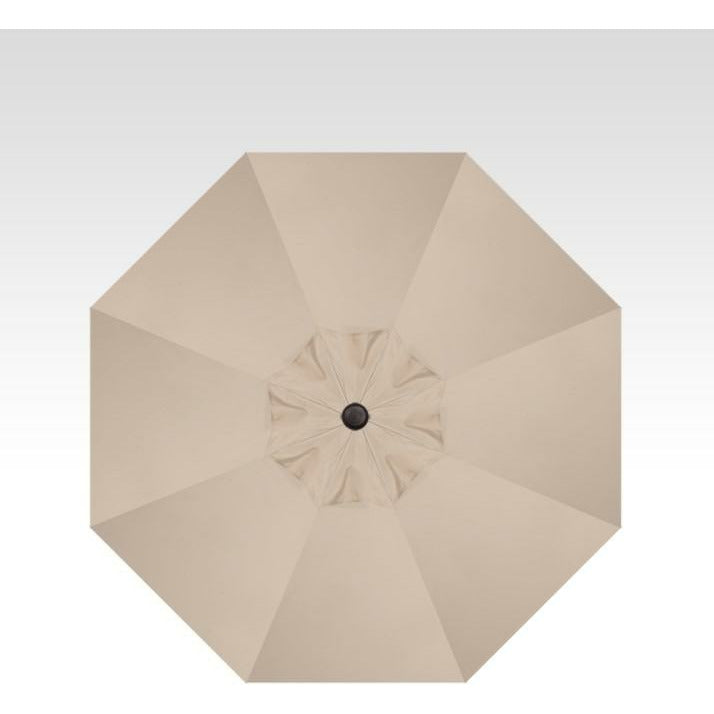 TREASURE GARDEN Market Aluminum 9' Octagon Push Button Tilt Crank Lift Umbrella UM920