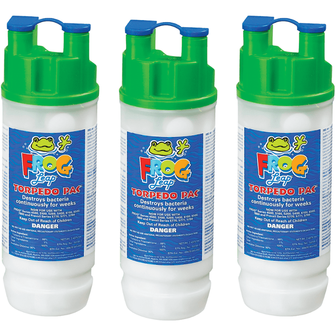 King Technology Frog Leap Torpedo Pac 01037937 3 Pack