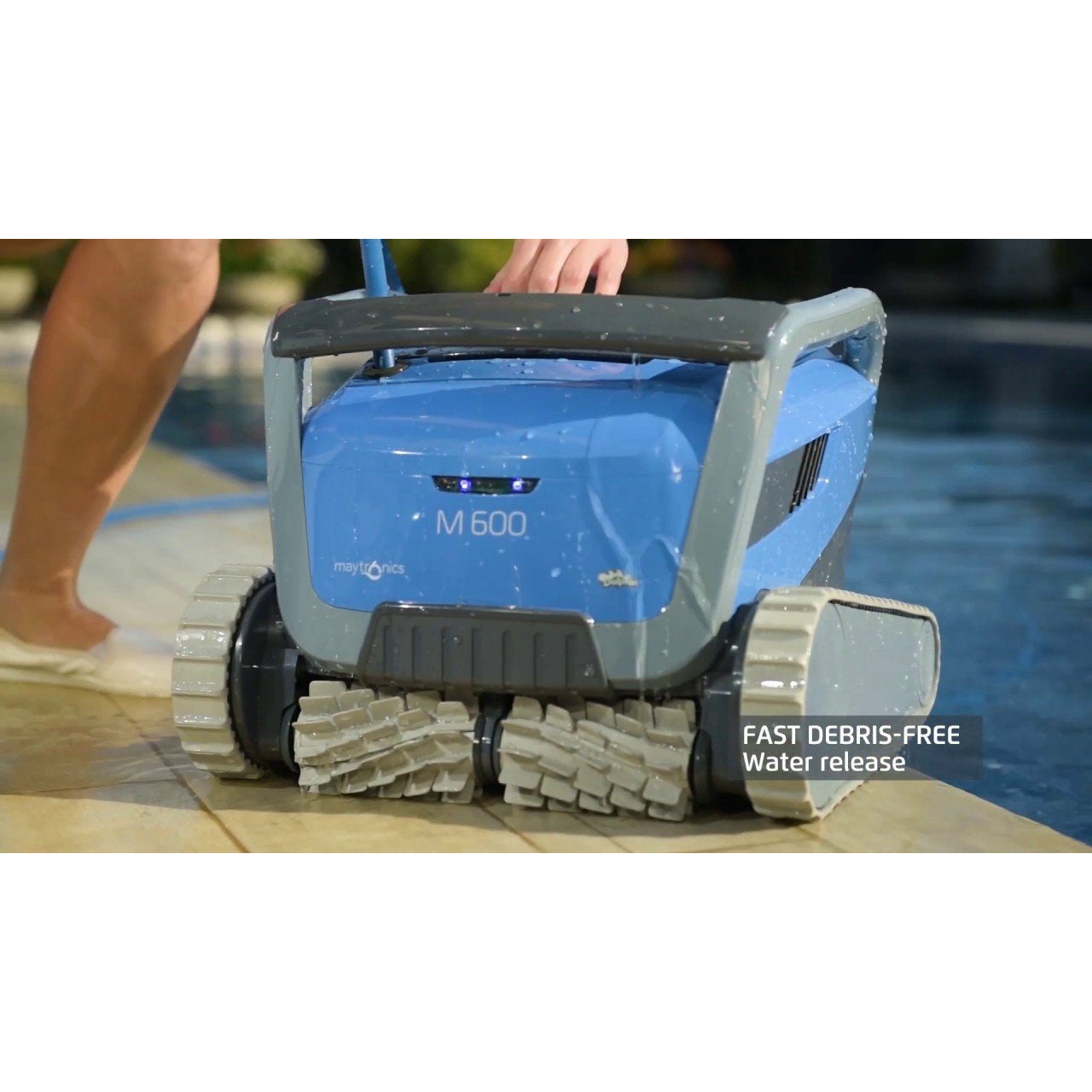 Maytronics Dolphin M600 Robotic Pool Cleaner - Pelican Shops Ski, Pool & Patio