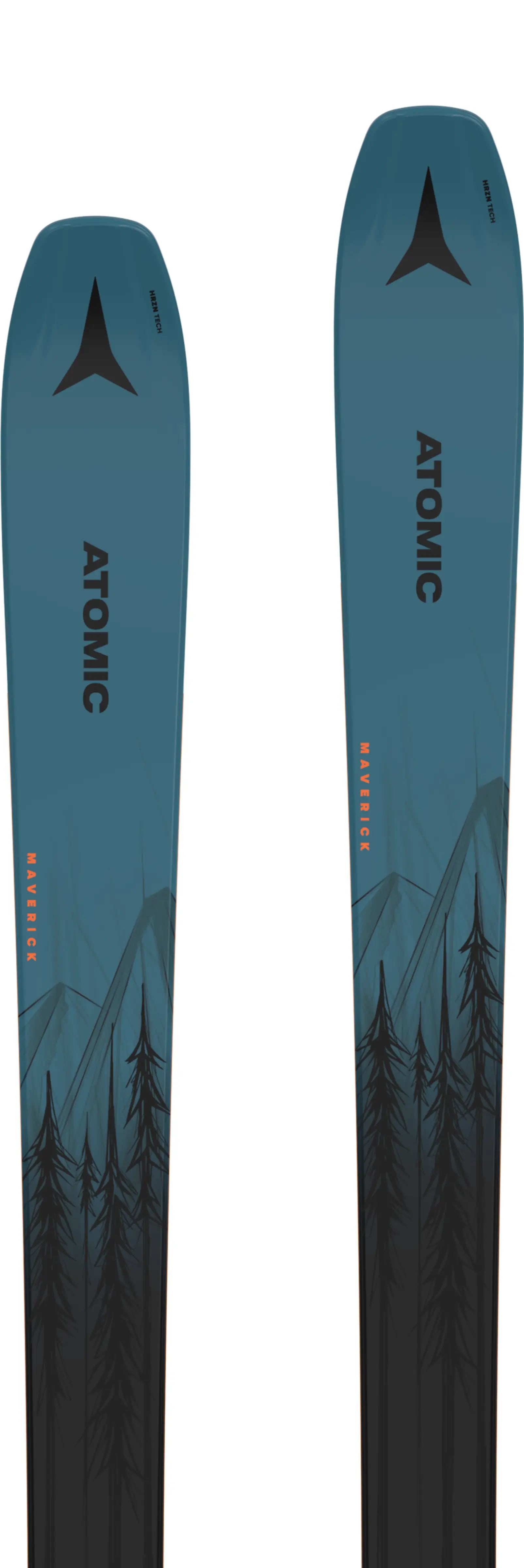 Balanced and intuitive, the all-mountain Atomic Maverick 86 C is the ski of choice for confident skiing on any mountain and in any snow condition.