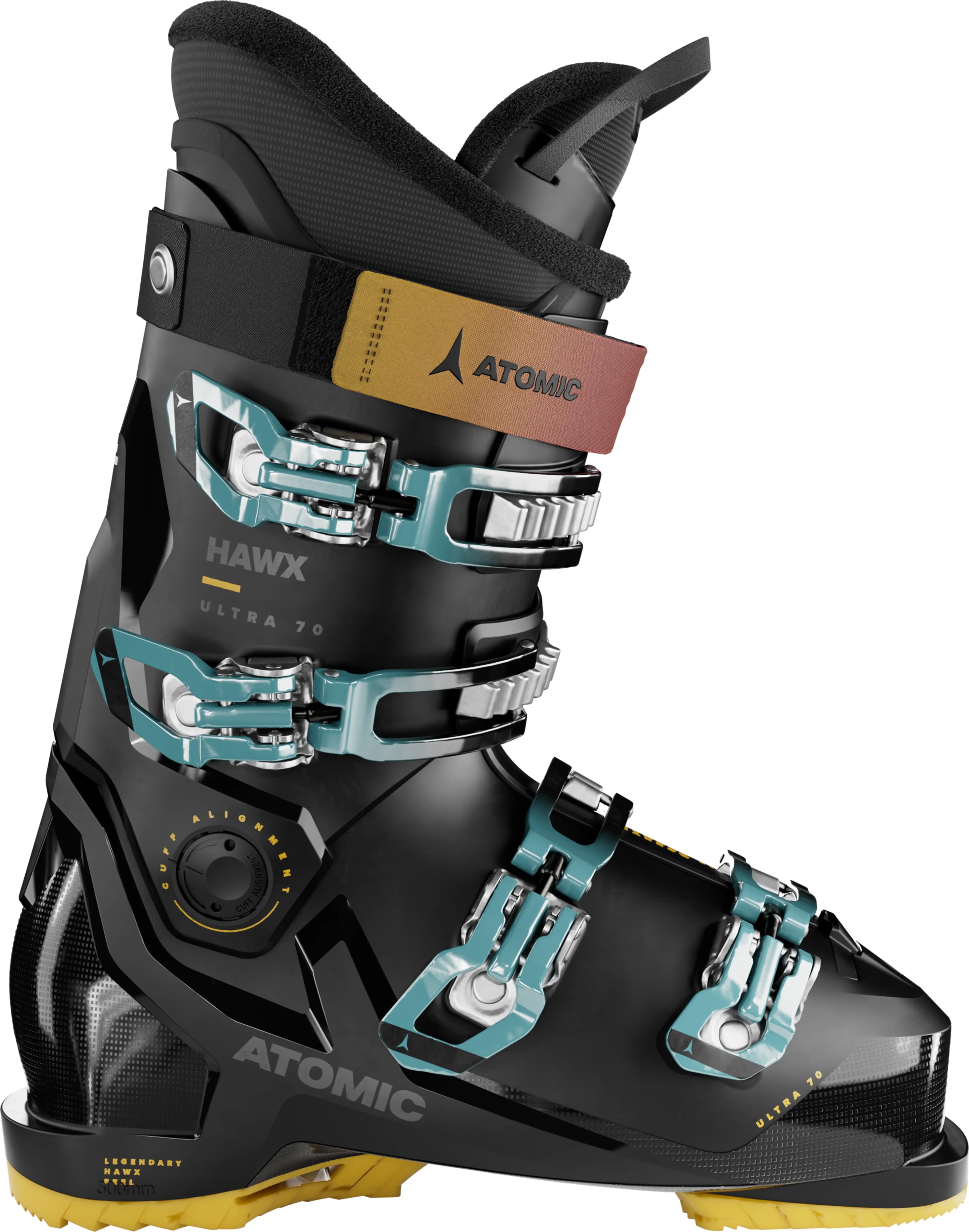 The Atomic Hawx Ultra 70 LC GW is a next-level, all-mountain ski boot for advancing teenagers and young adults seeking four-buckle performance and comfort.