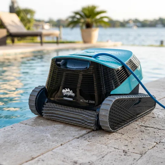 Dolphin Active 2000 Corded Robotic Pool Vacuum Maytronics - Enhanced Warranty Included