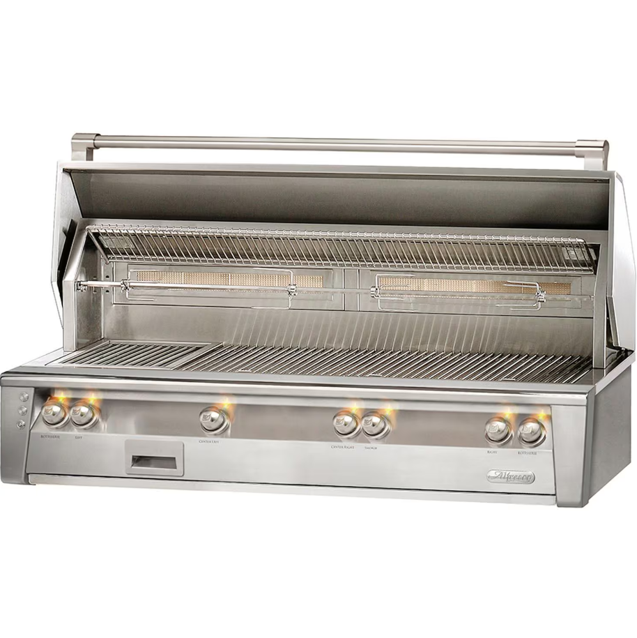 Alfresco ALXE 56-Inch Built-In Gas Grill With Rotisserie And Sear Zone