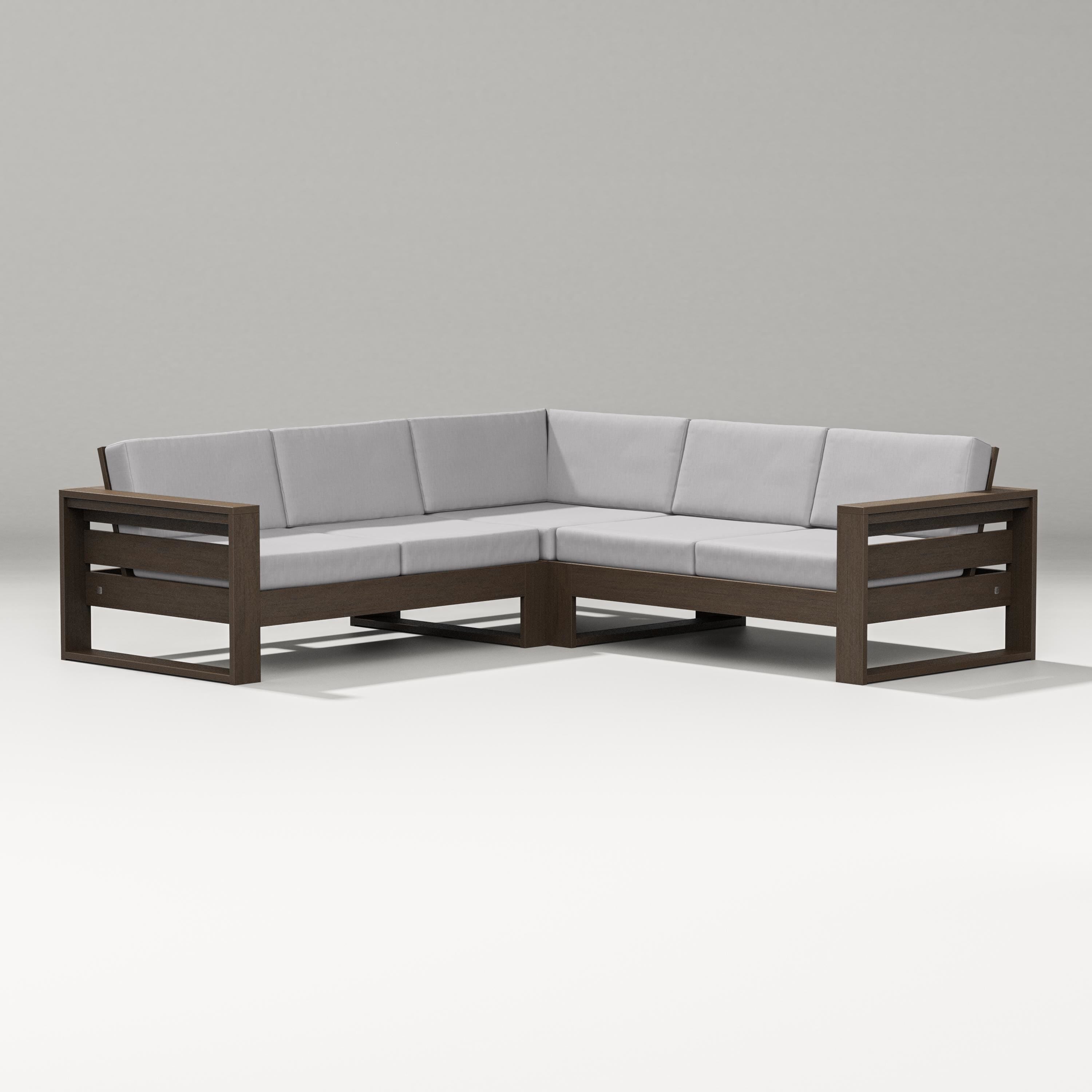 PW Designer Series Latitude Corner Sectional in Kona / Granite