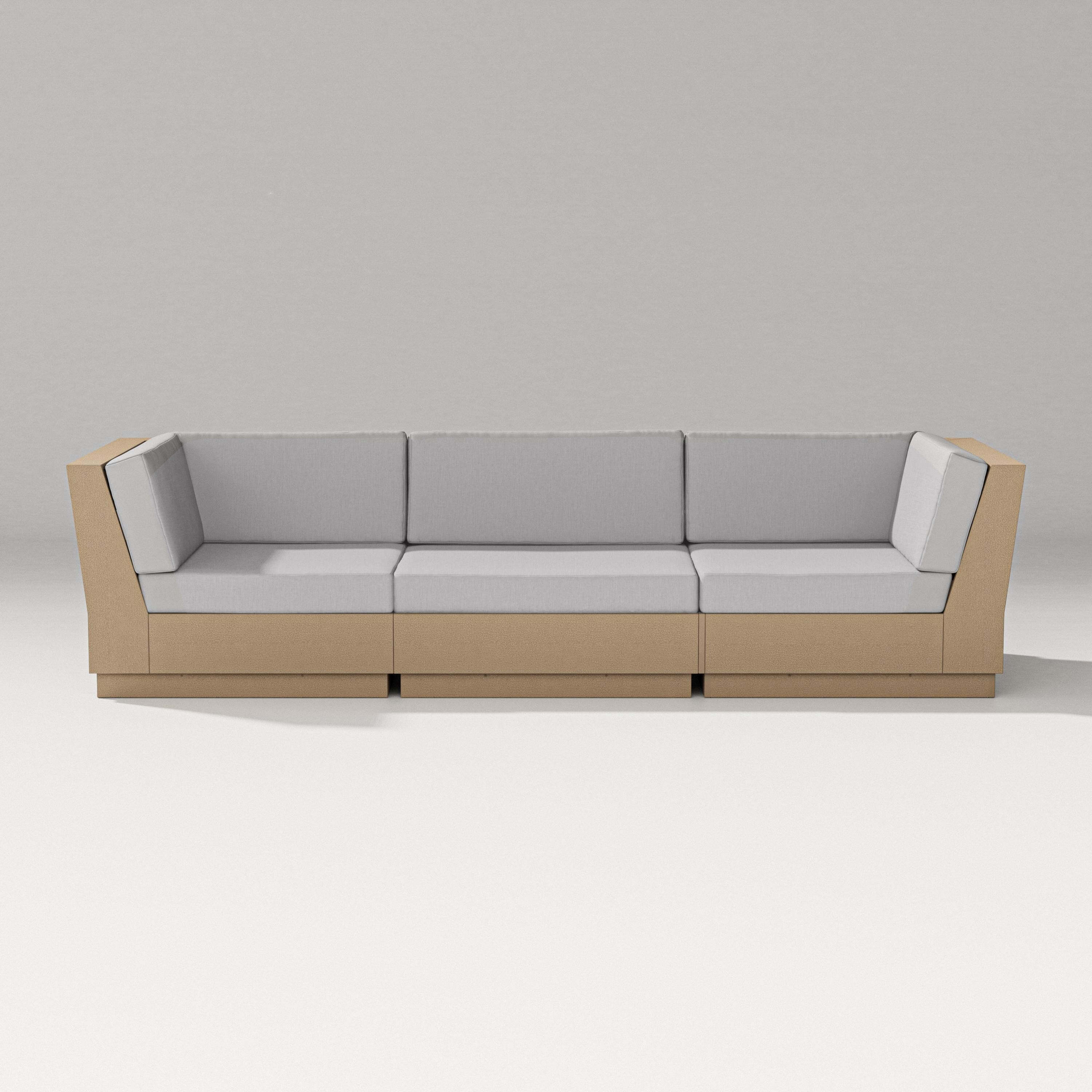 PW Designer Series Elevate Sofa Sectional in Vintage Sahara / Granite