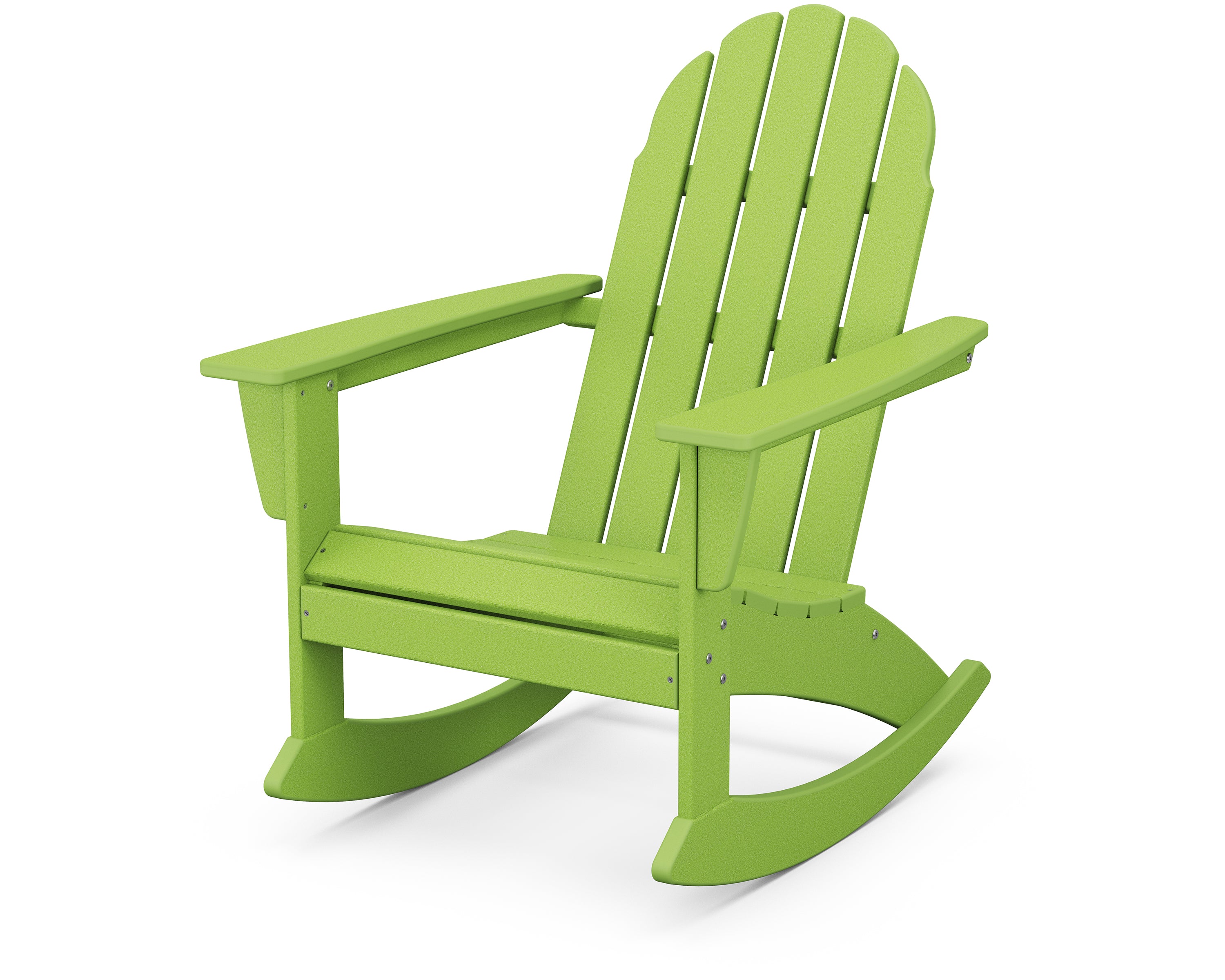 POLYWOOD® Vineyard Adirondack Rocking Chair in Lime