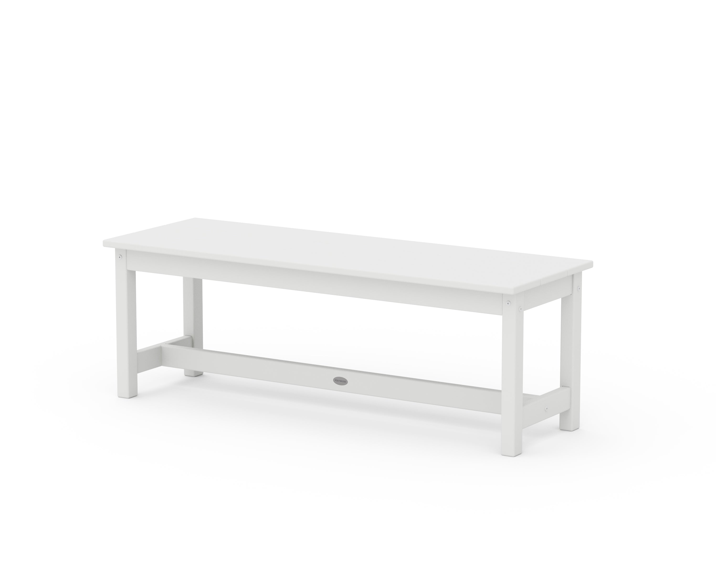 POLYWOOD 48" Planter Bench in White