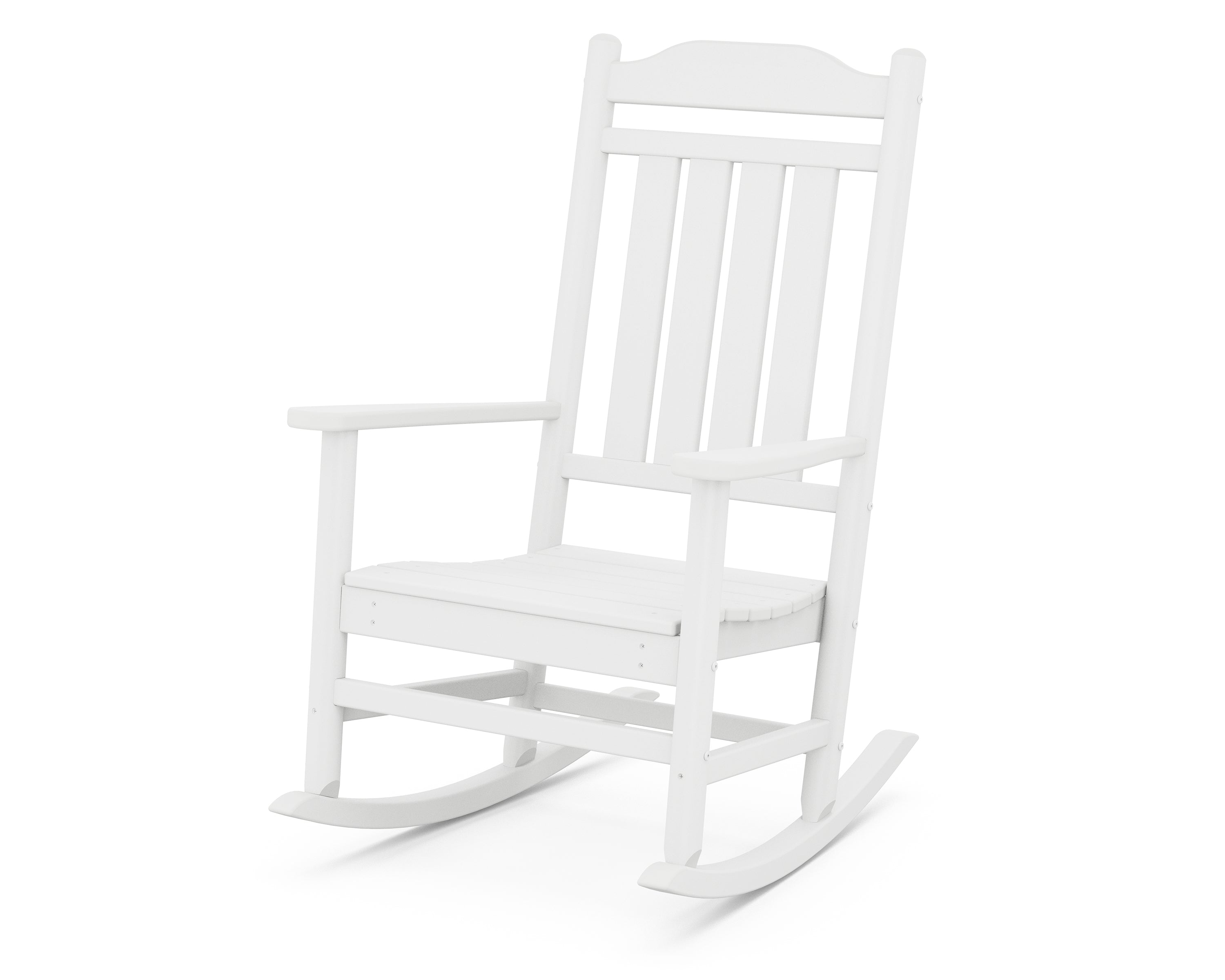 POLYWOOD Country Living Legacy Rocking Chair in White