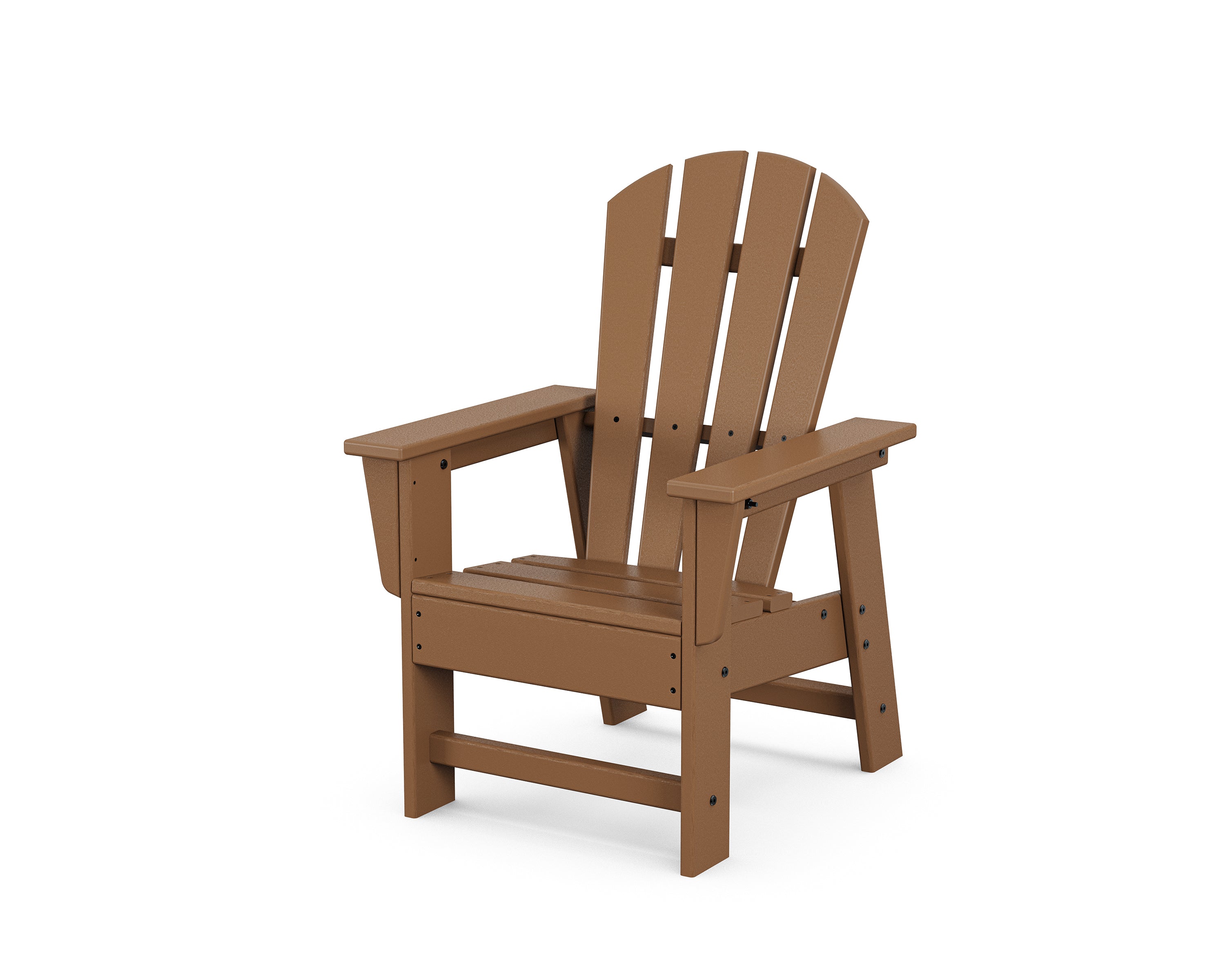 POLYWOOD Kids Adirondack Chair in Teak