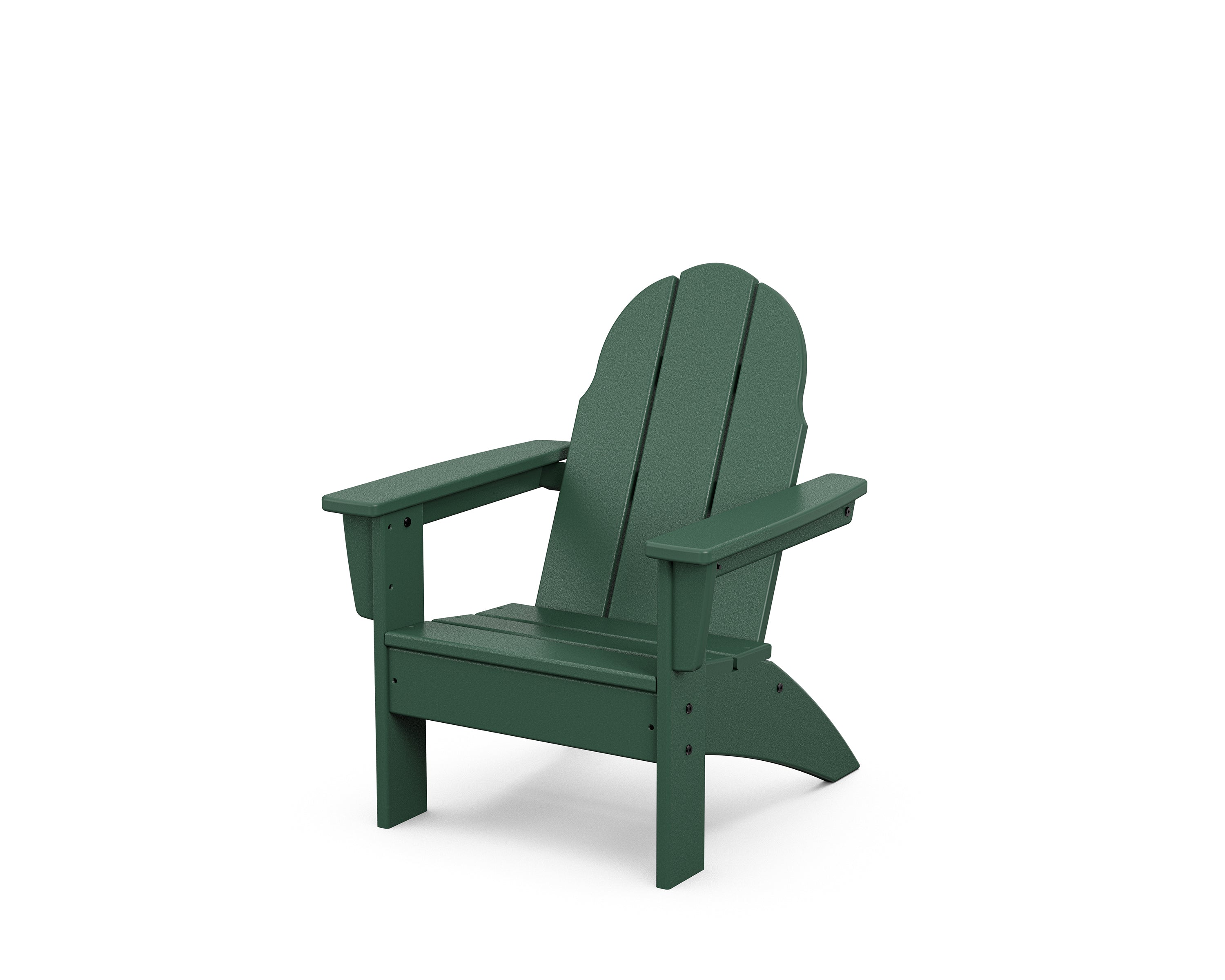 POLYWOOD Kids Vineyard Adirondack Chair in Green