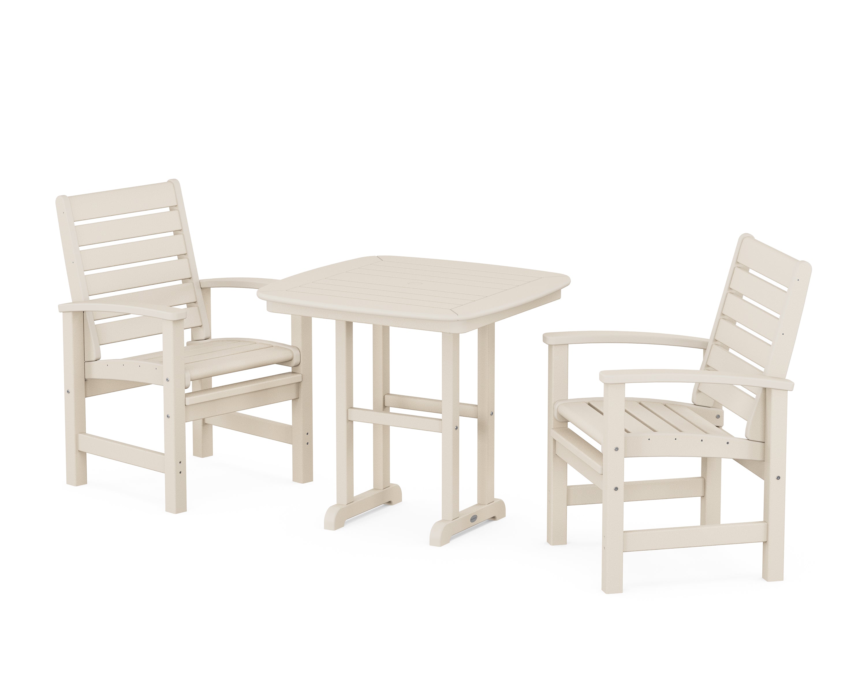 POLYWOOD® Signature 3-Piece Dining Set in Sand