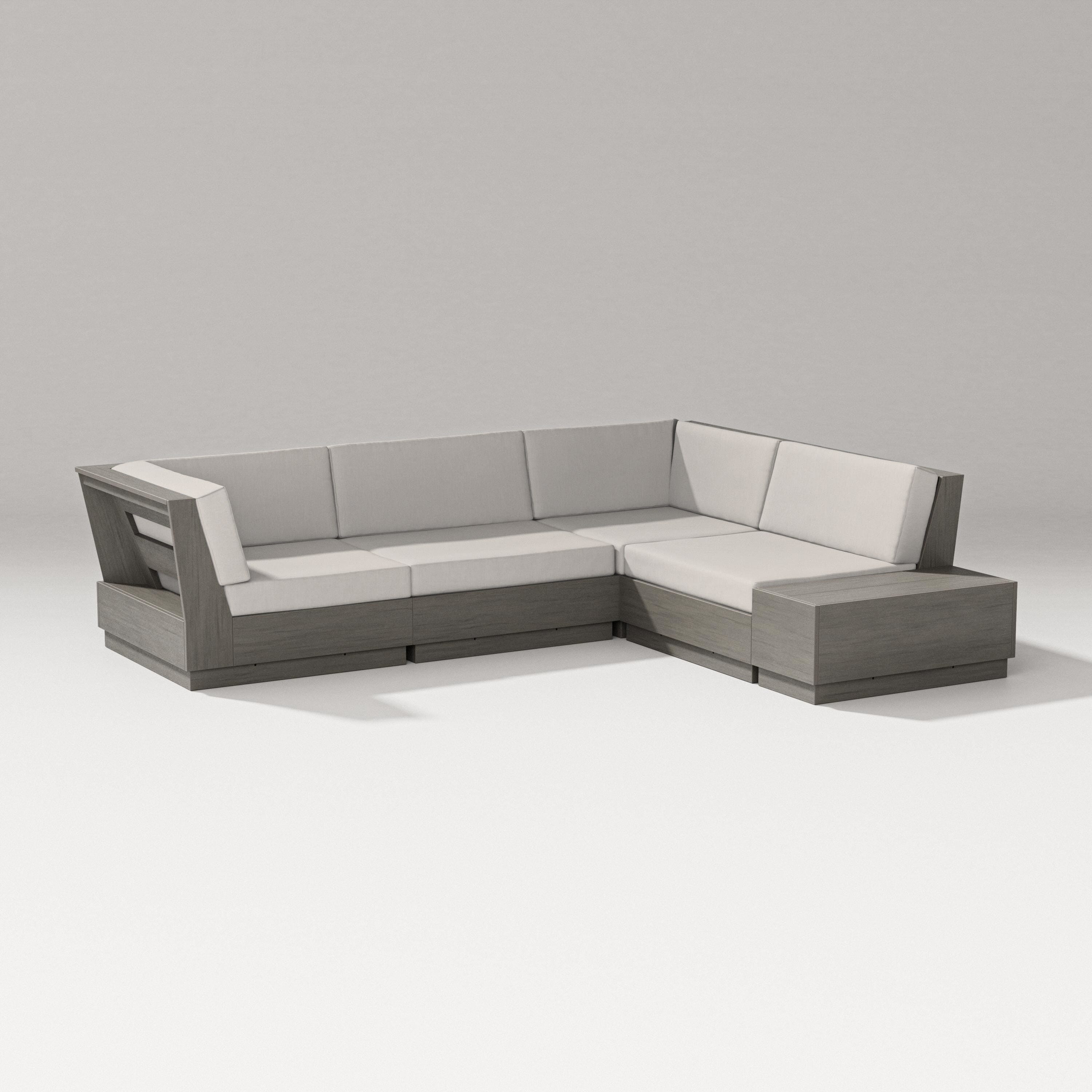 PW Designer Series Elevate Corner Sectional in Driftwood / Cast Ash