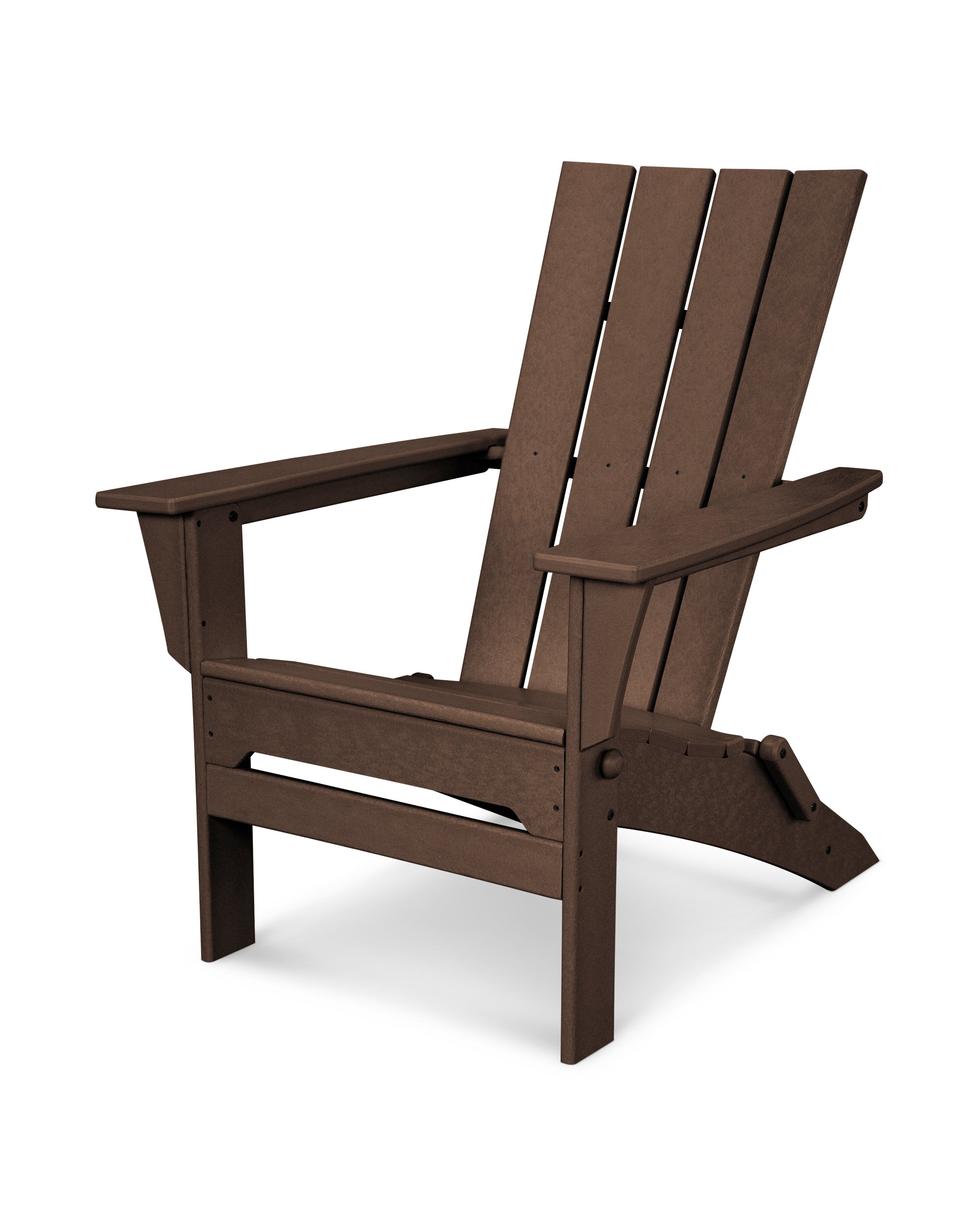 POLYWOOD Quattro Folding Adirondack in Mahogany