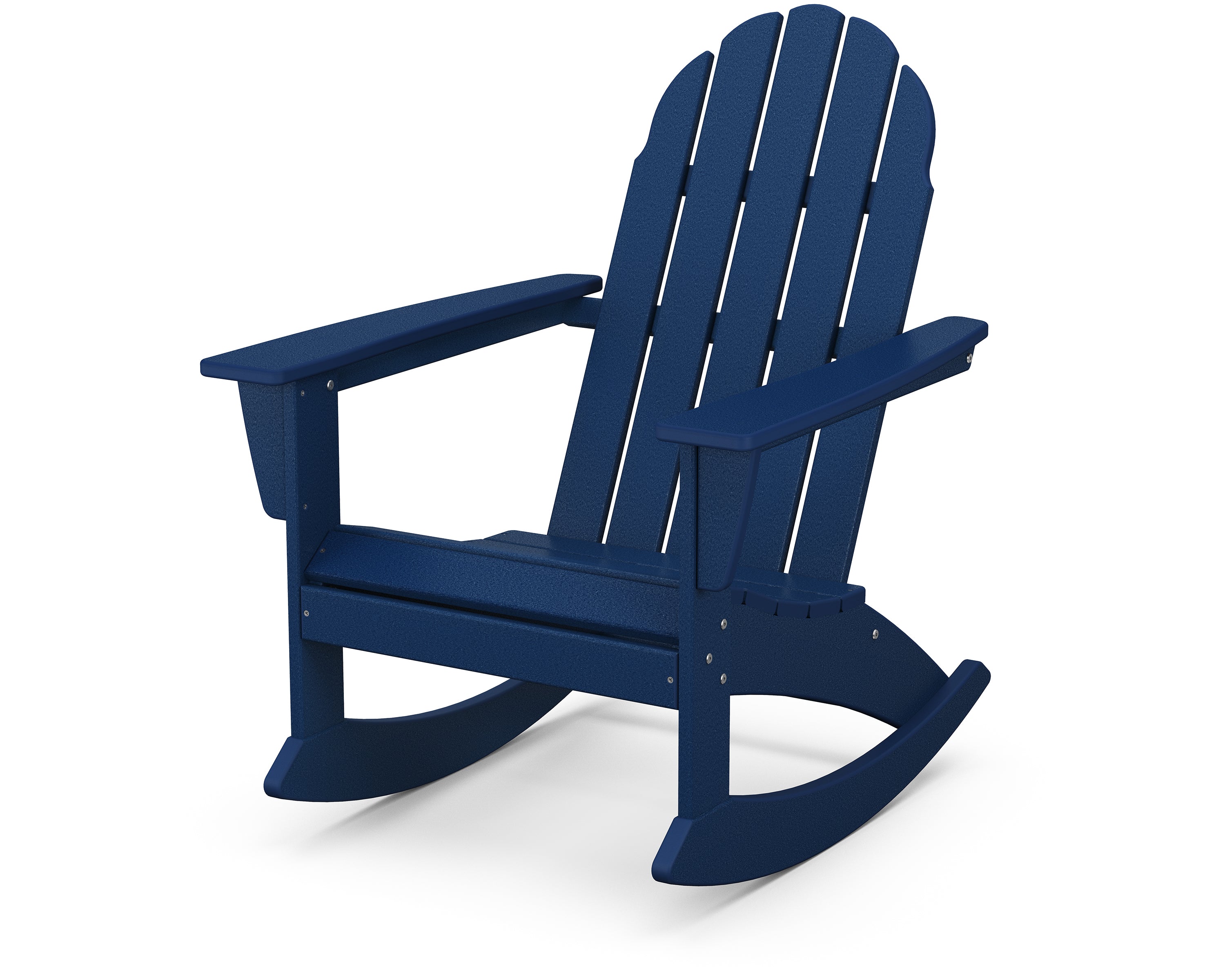 POLYWOOD® Vineyard Adirondack Rocking Chair in Navy