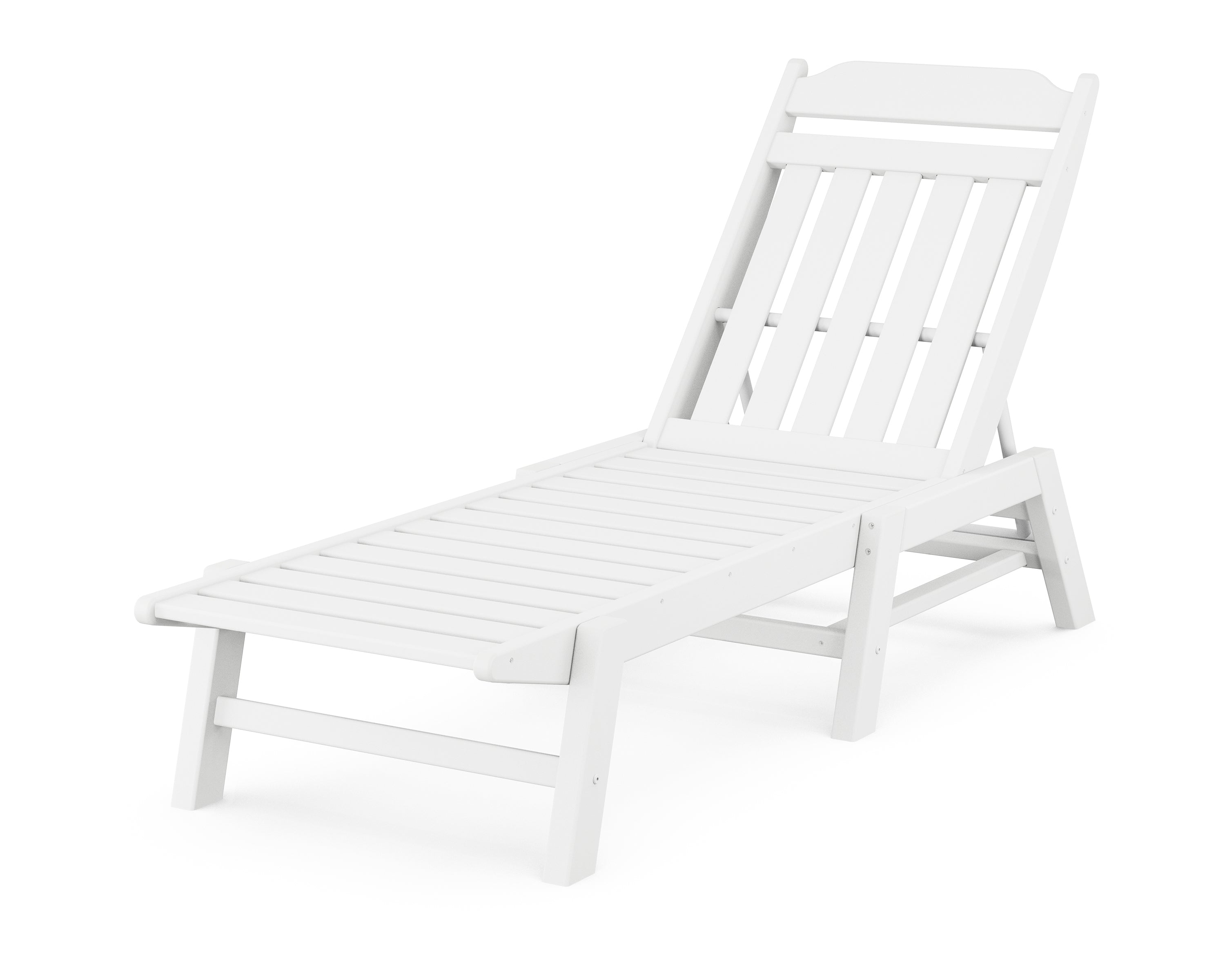 POLYWOOD Country Living Chaise in White