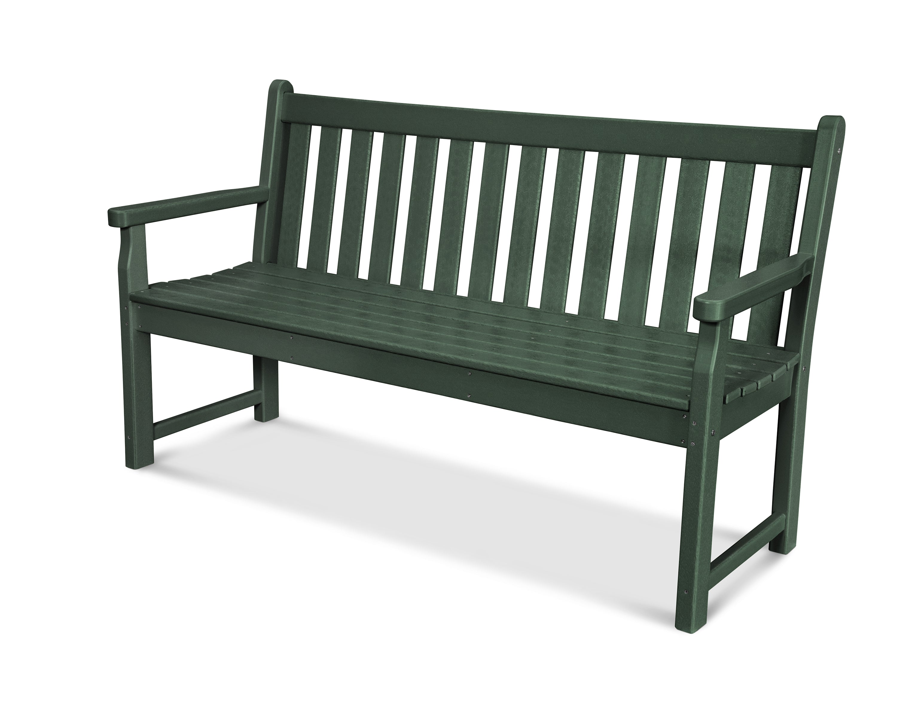 POLYWOOD® Traditional Garden 60" Bench in Green
