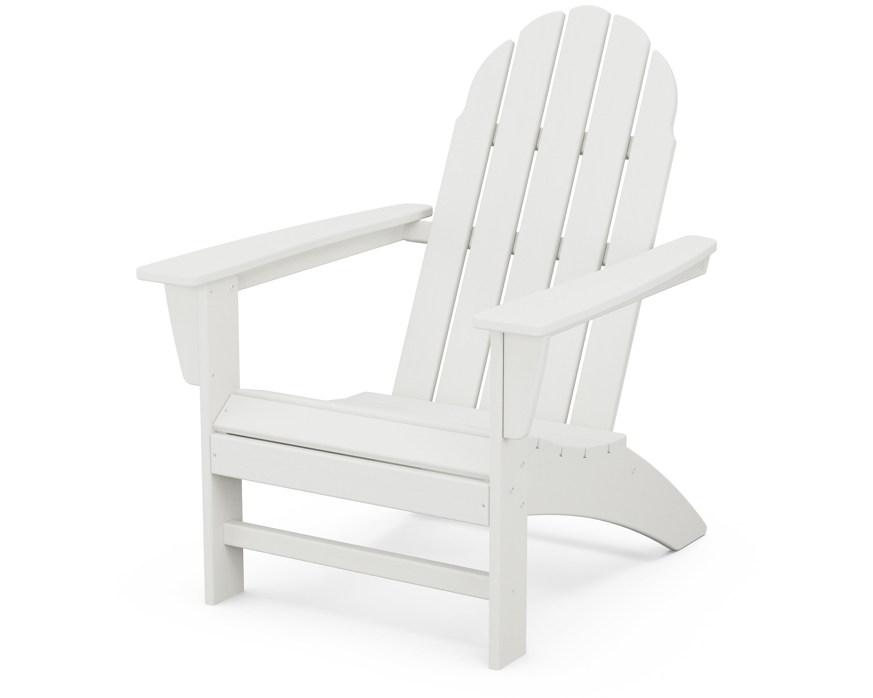 POLYWOOD Vineyard Adirondack Chair in Vintage White