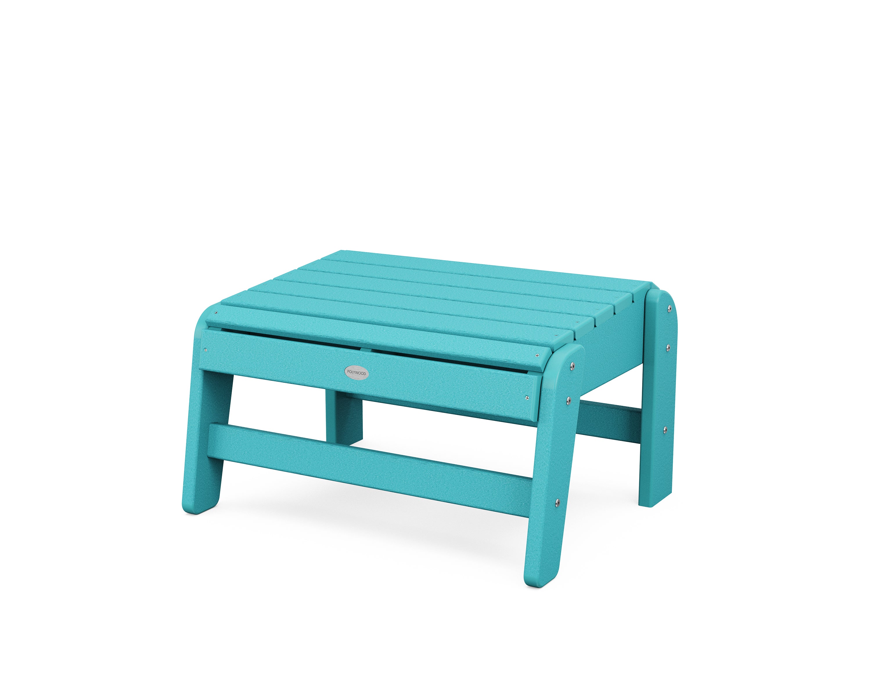 POLYWOOD Grand Adirondack Ottoman in Aruba
