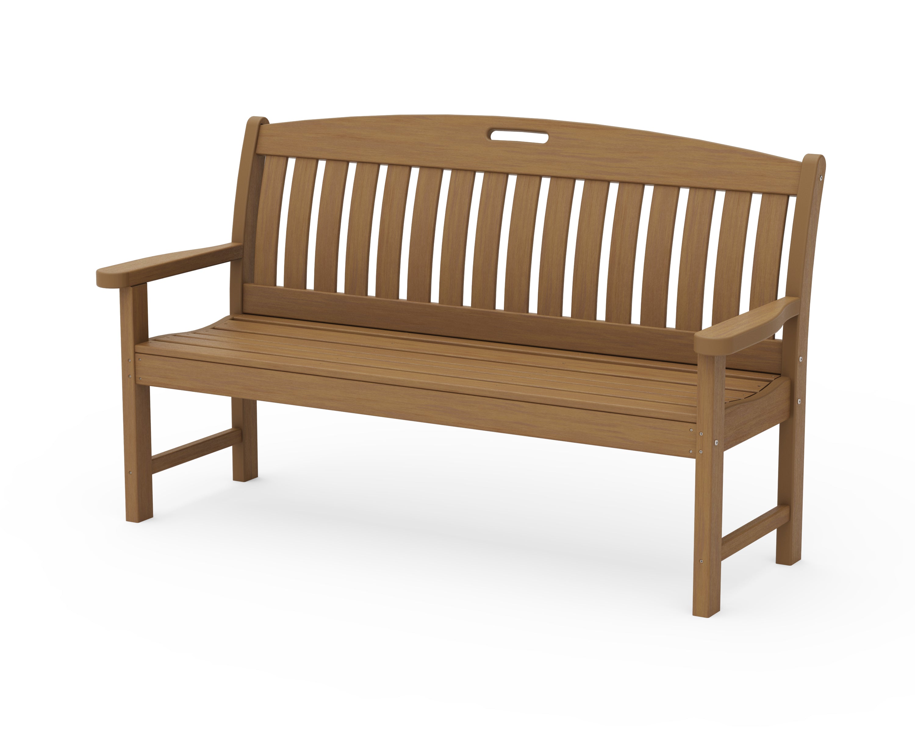 POLYWOOD Nautical 60" Bench in Natural