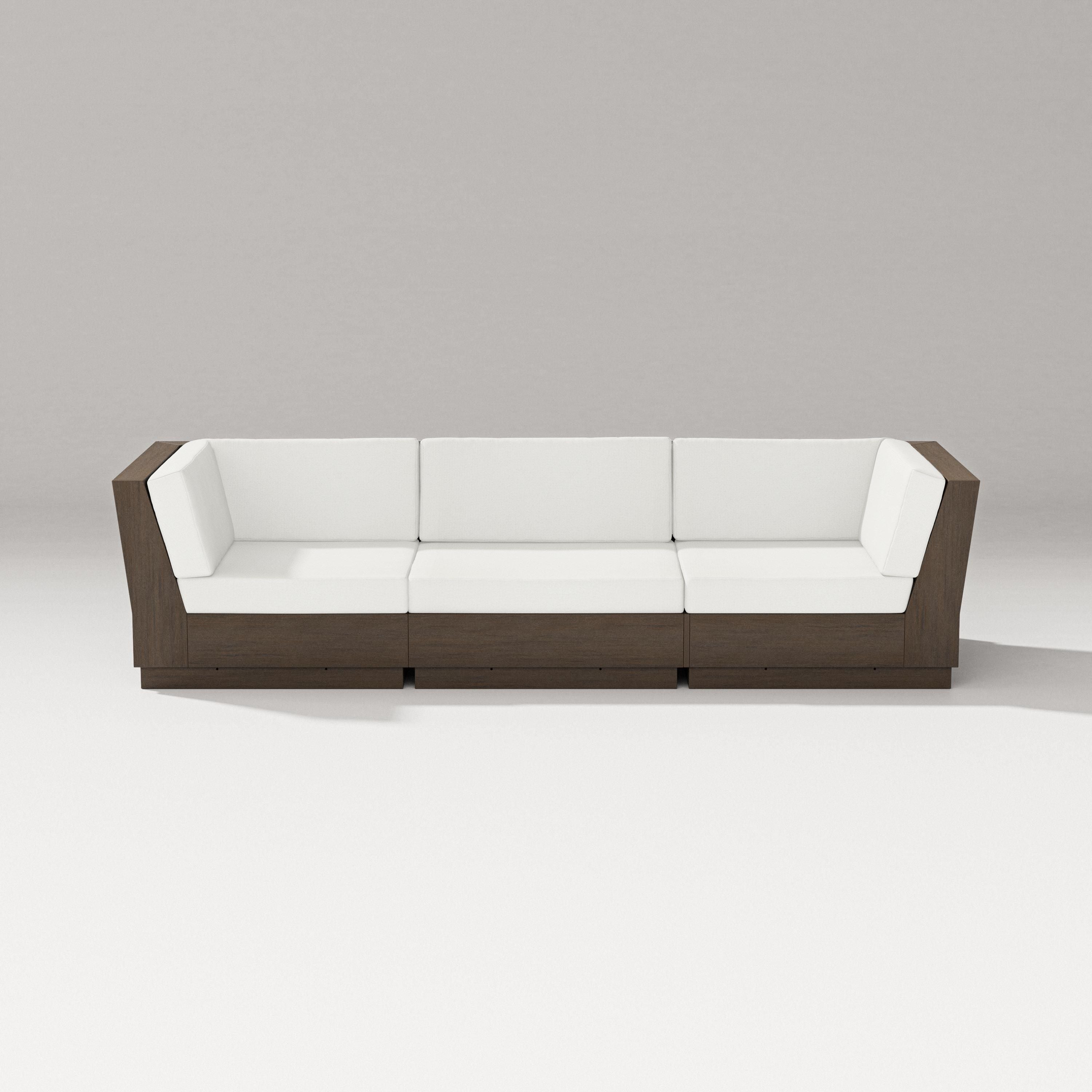 PW Designer Series Elevate Sofa Sectional in Kona / Natural Linen