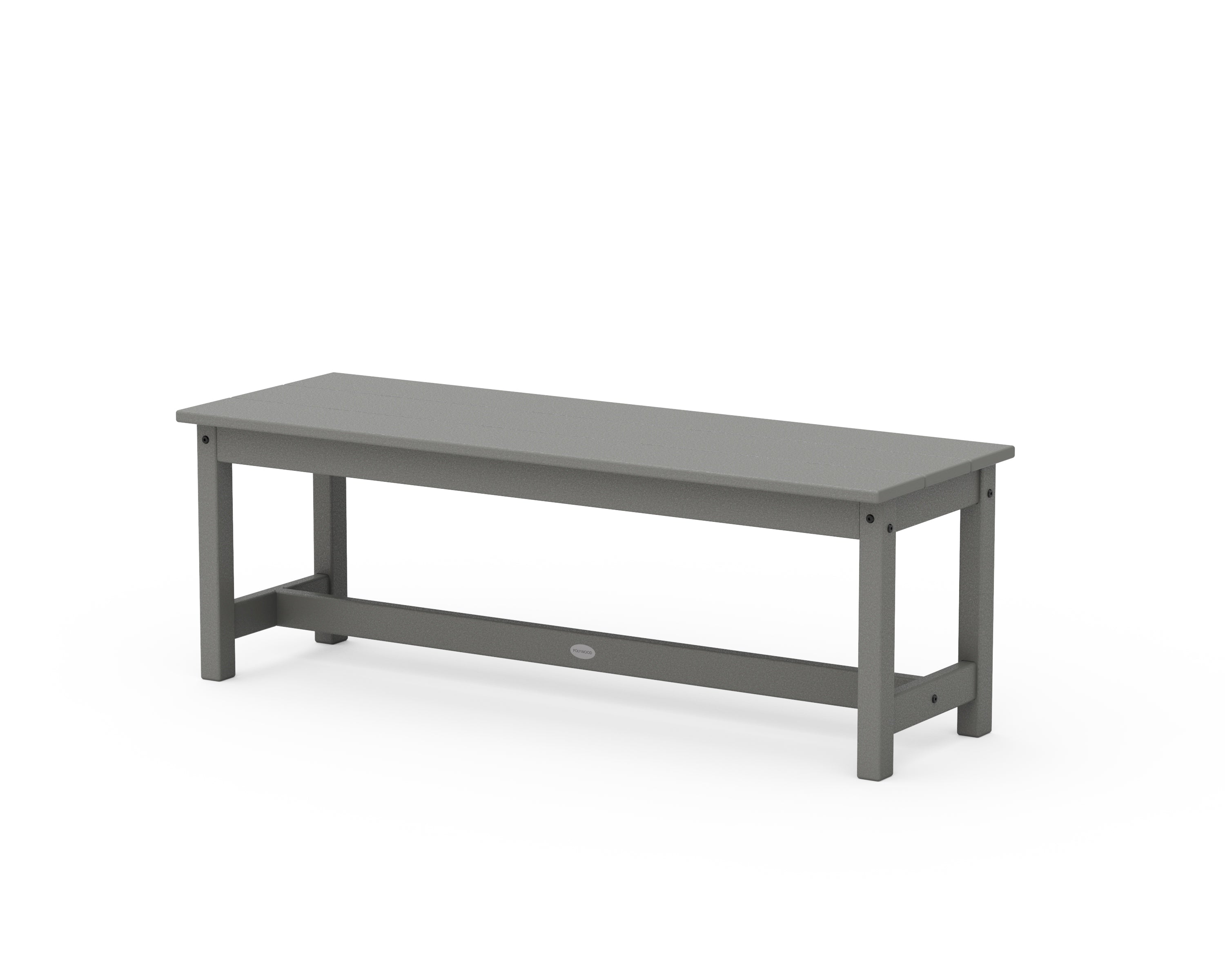 POLYWOOD 48" Planter Bench in Slate Grey