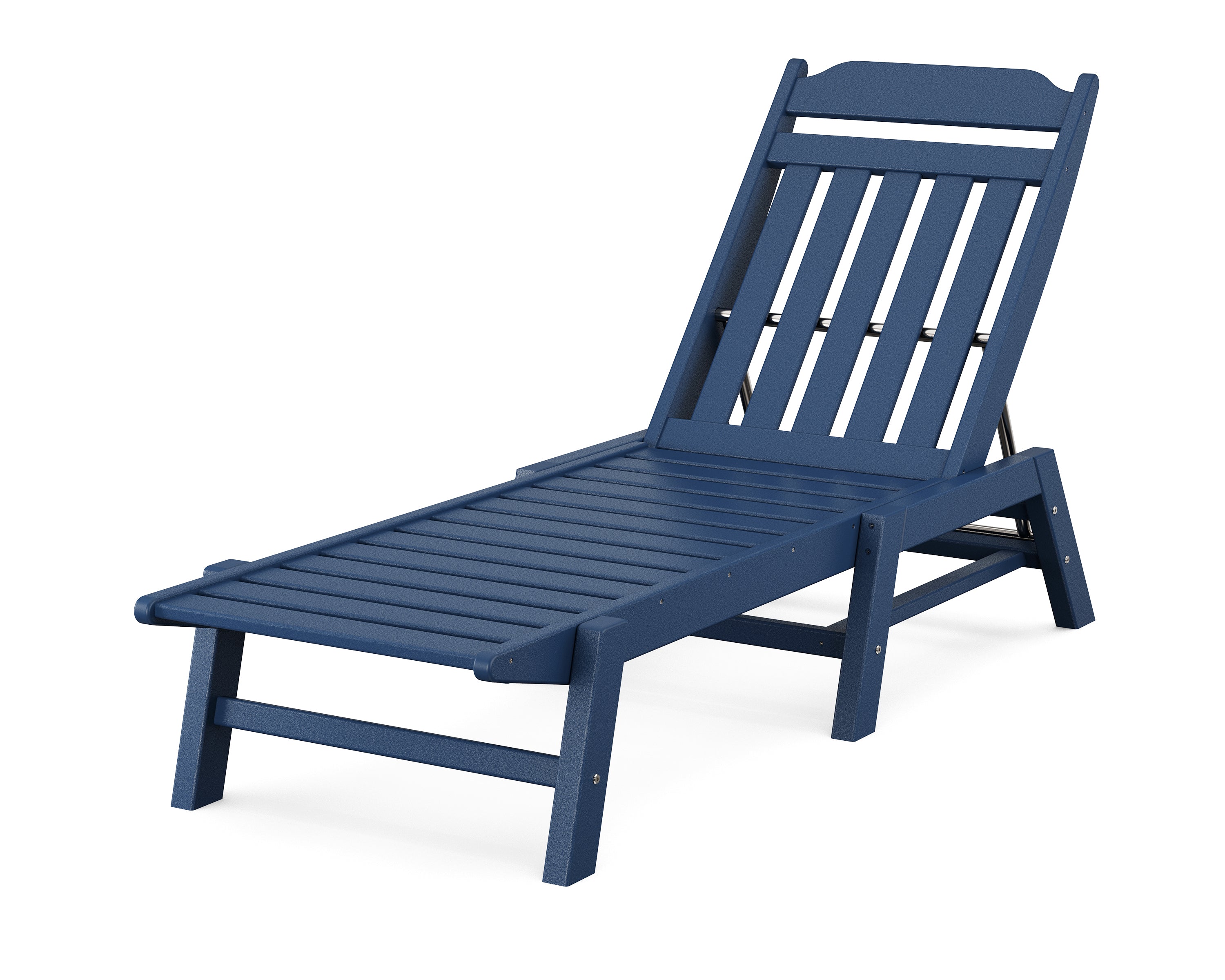 POLYWOOD Country Living Chaise in Navy