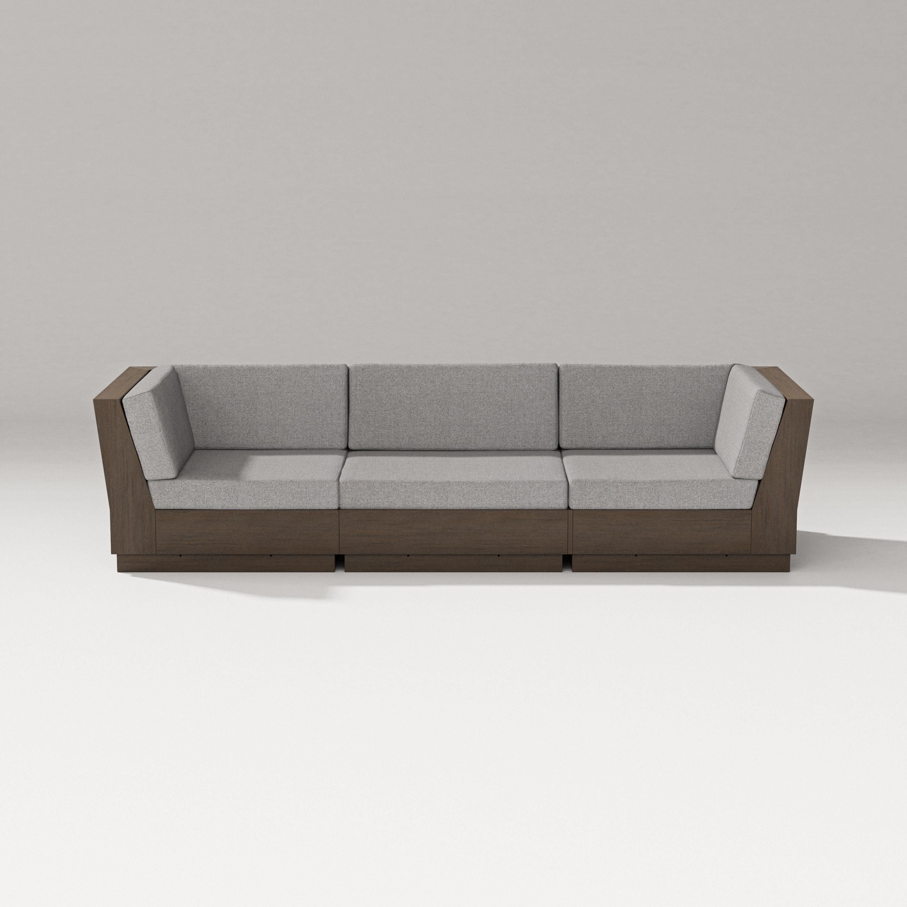 PW Designer Series Elevate Sofa Sectional in Kona / Grey Mist
