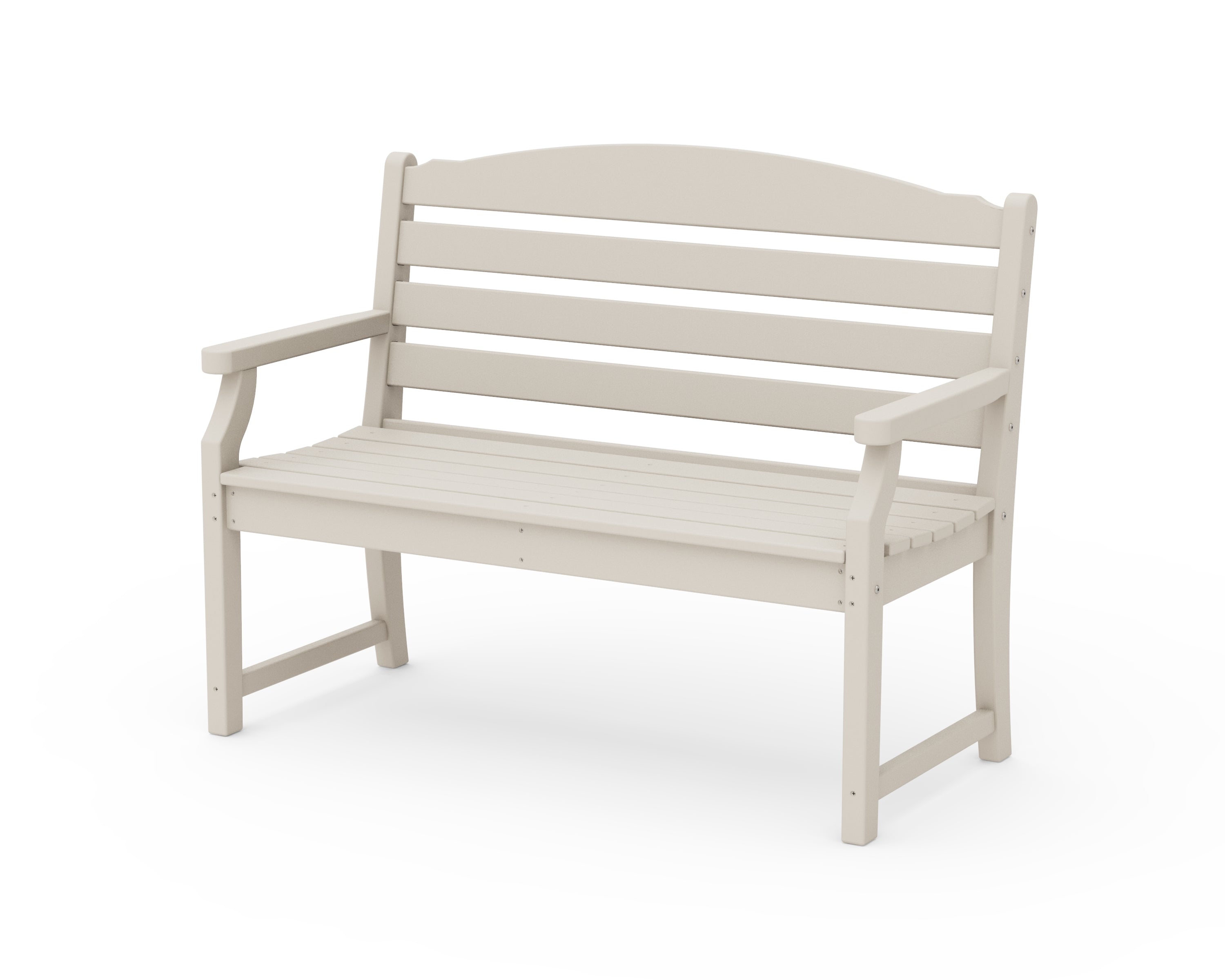 POLYWOOD Savannah 48” Bench in Sand