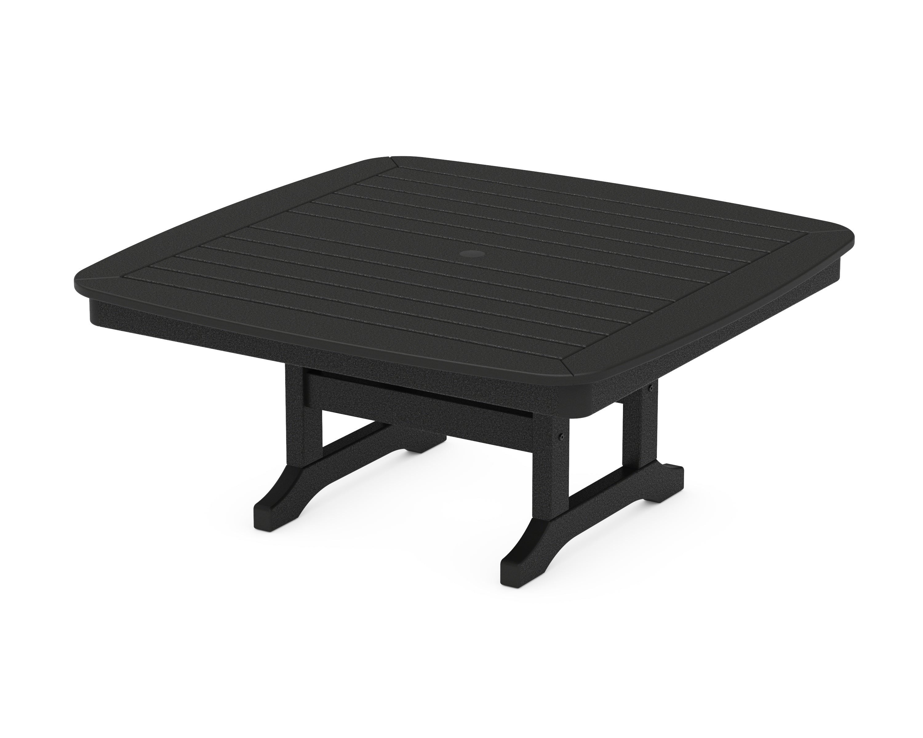 POLYWOOD Nautical 44" Conversation Table in Black