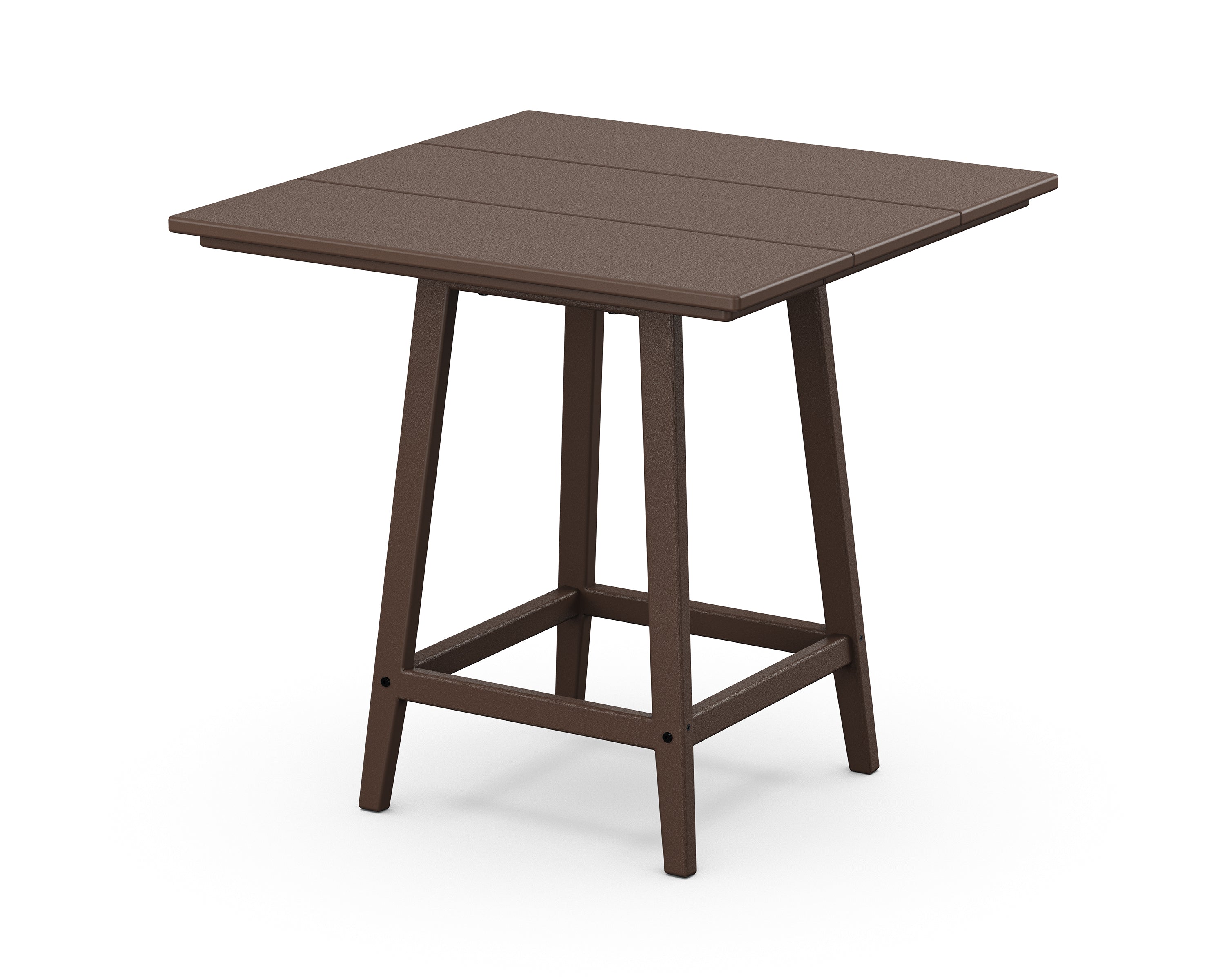 POLYWOOD Studio 30" Square Bistro Table in Mahogany