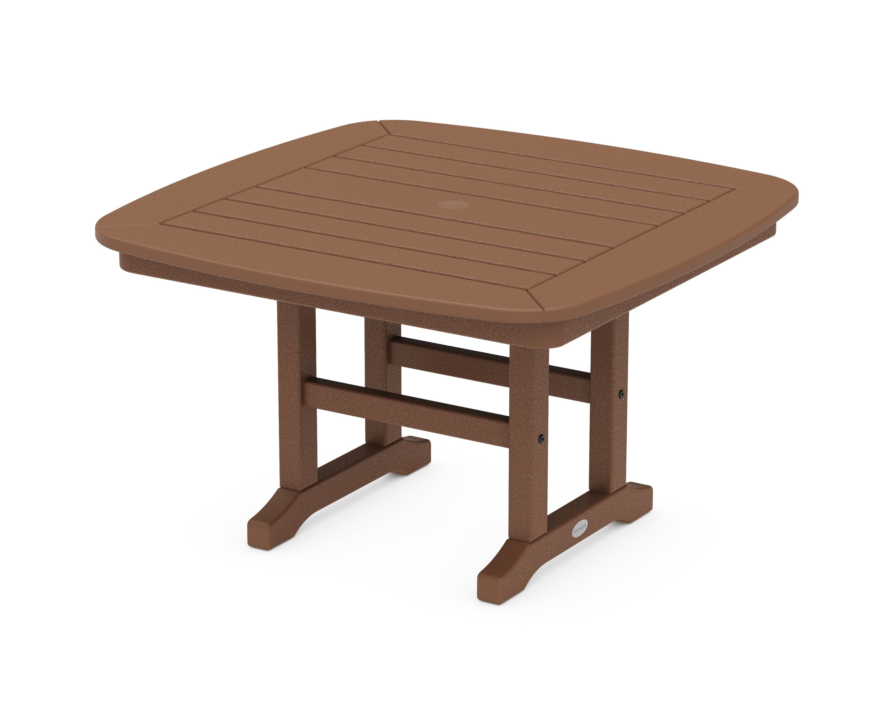 POLYWOOD Nautical 31" Conversation Table in Teak