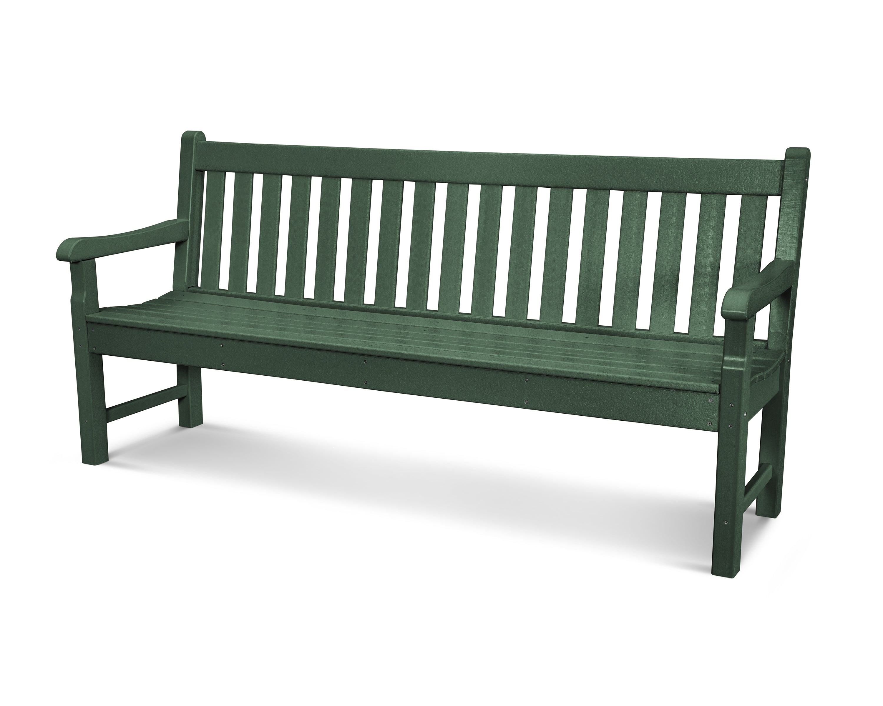 POLYWOOD® Rockford 72" Bench in Green
