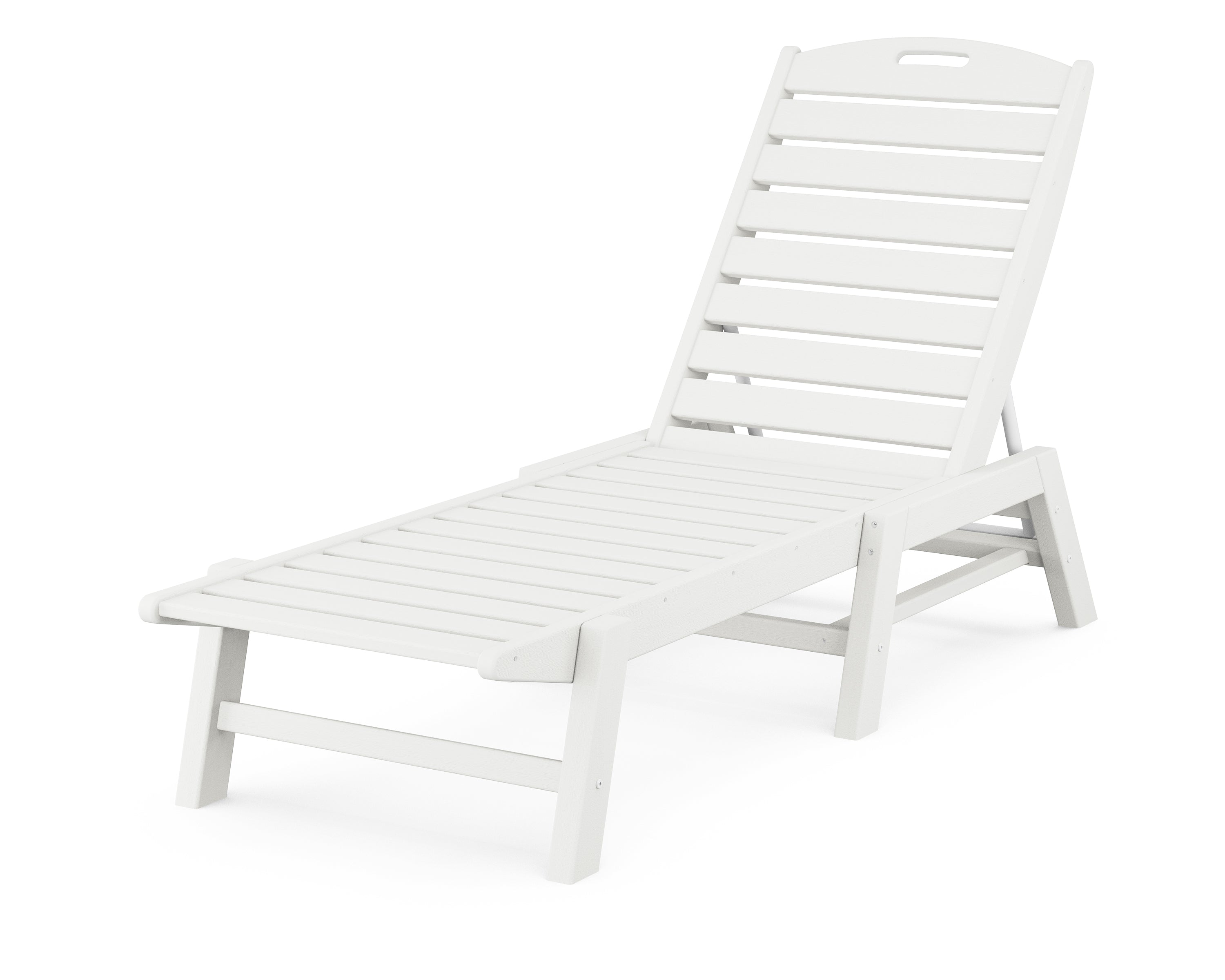 POLYWOOD® Nautical Chaise in Vintage White