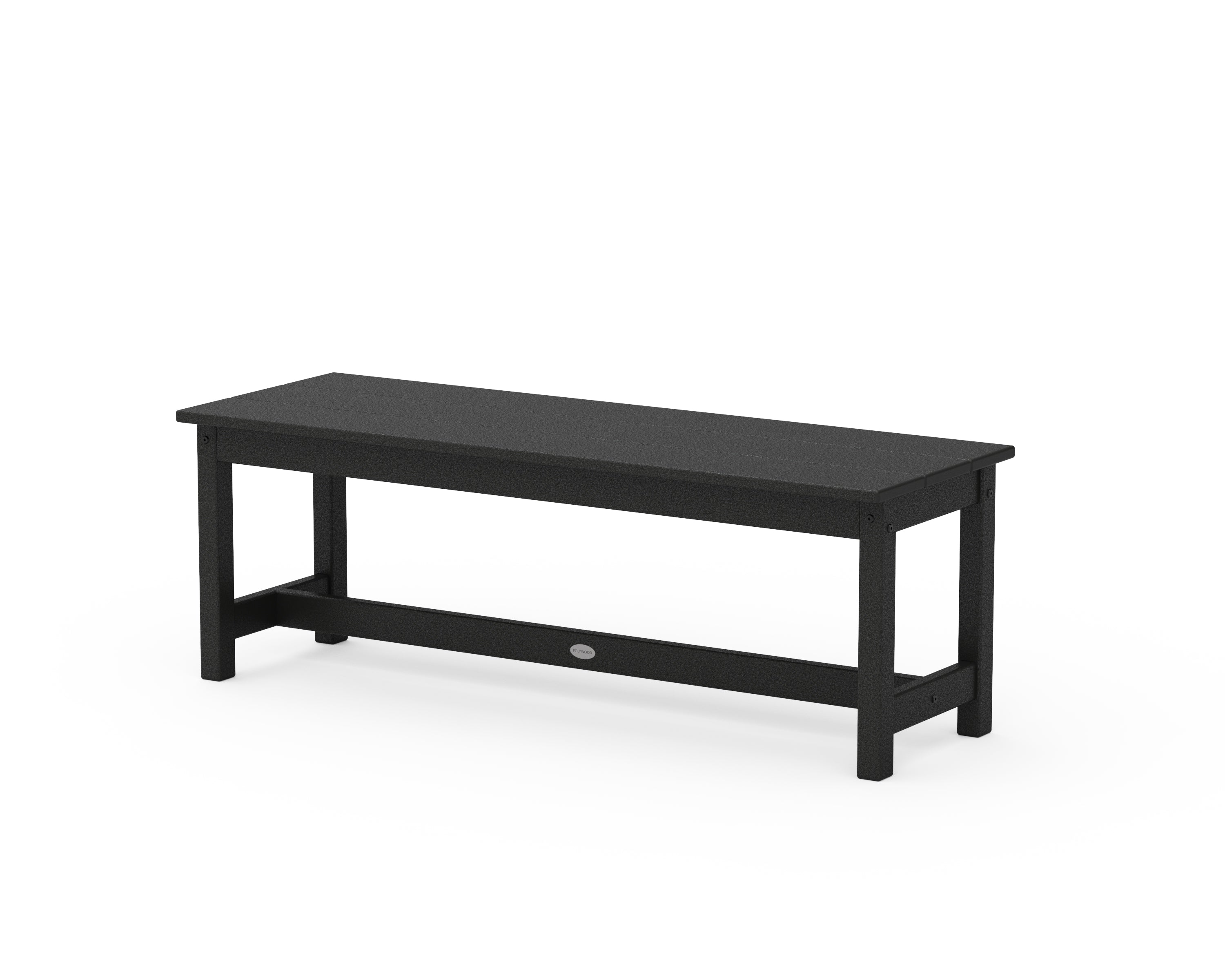 POLYWOOD 48" Planter Bench in Black